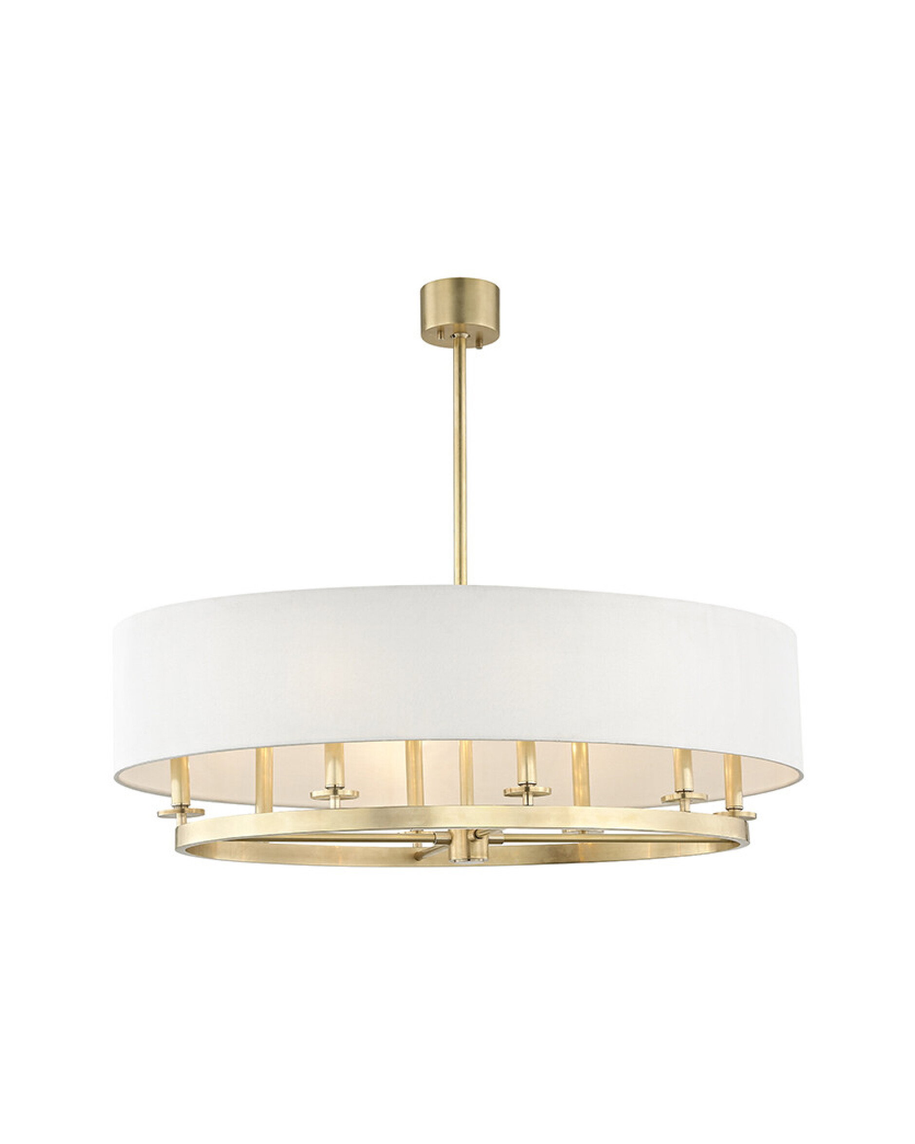Durham loftlampe antik messing