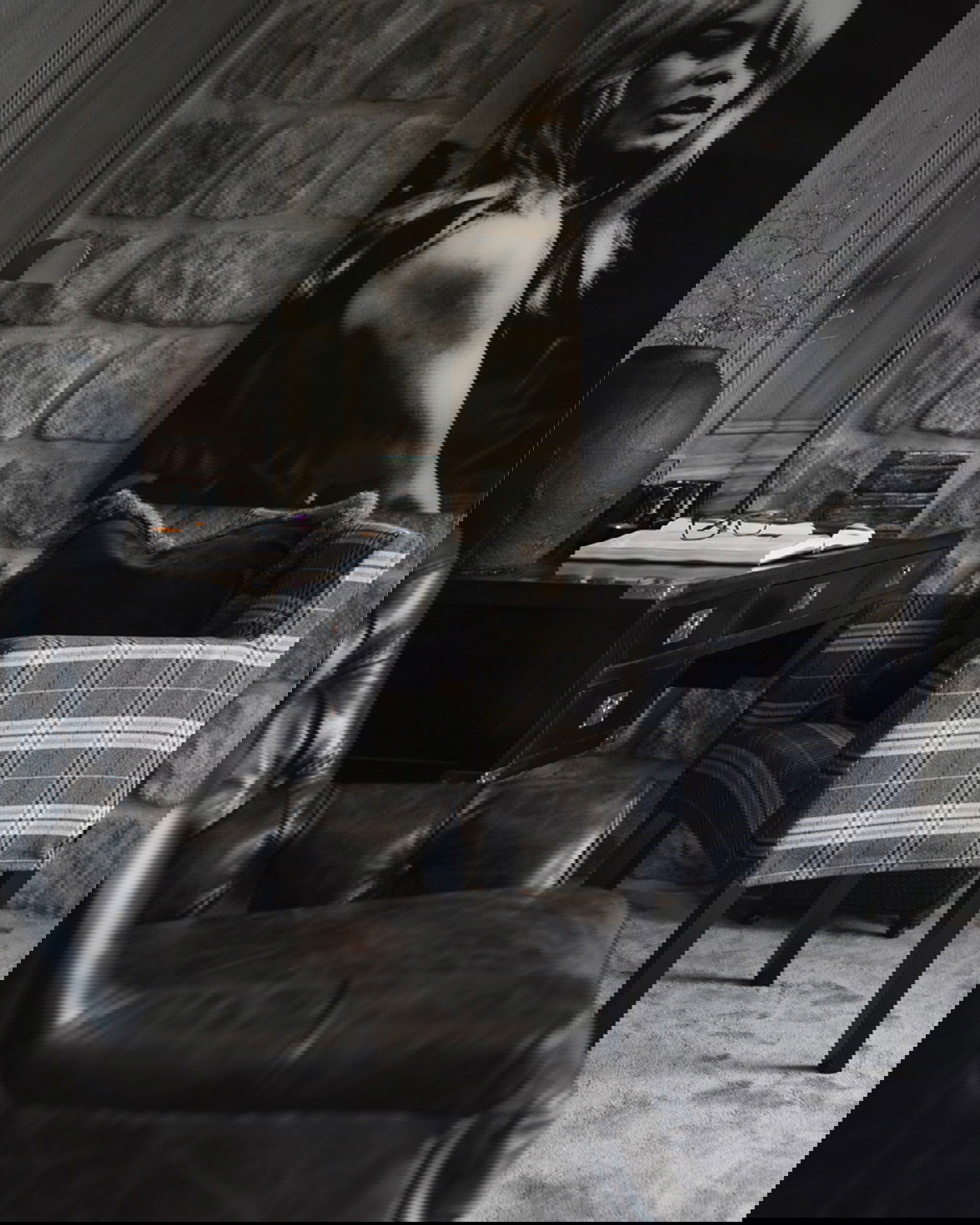 Vermont skrivbord svart