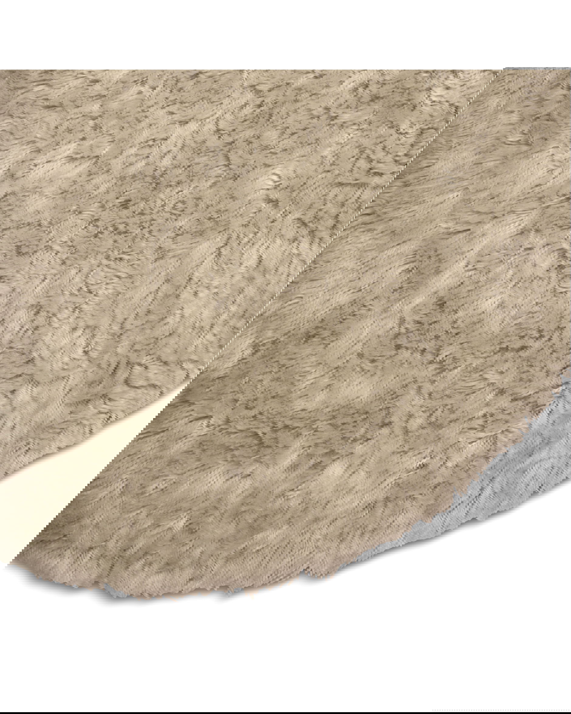 Cloudy matta rund beige