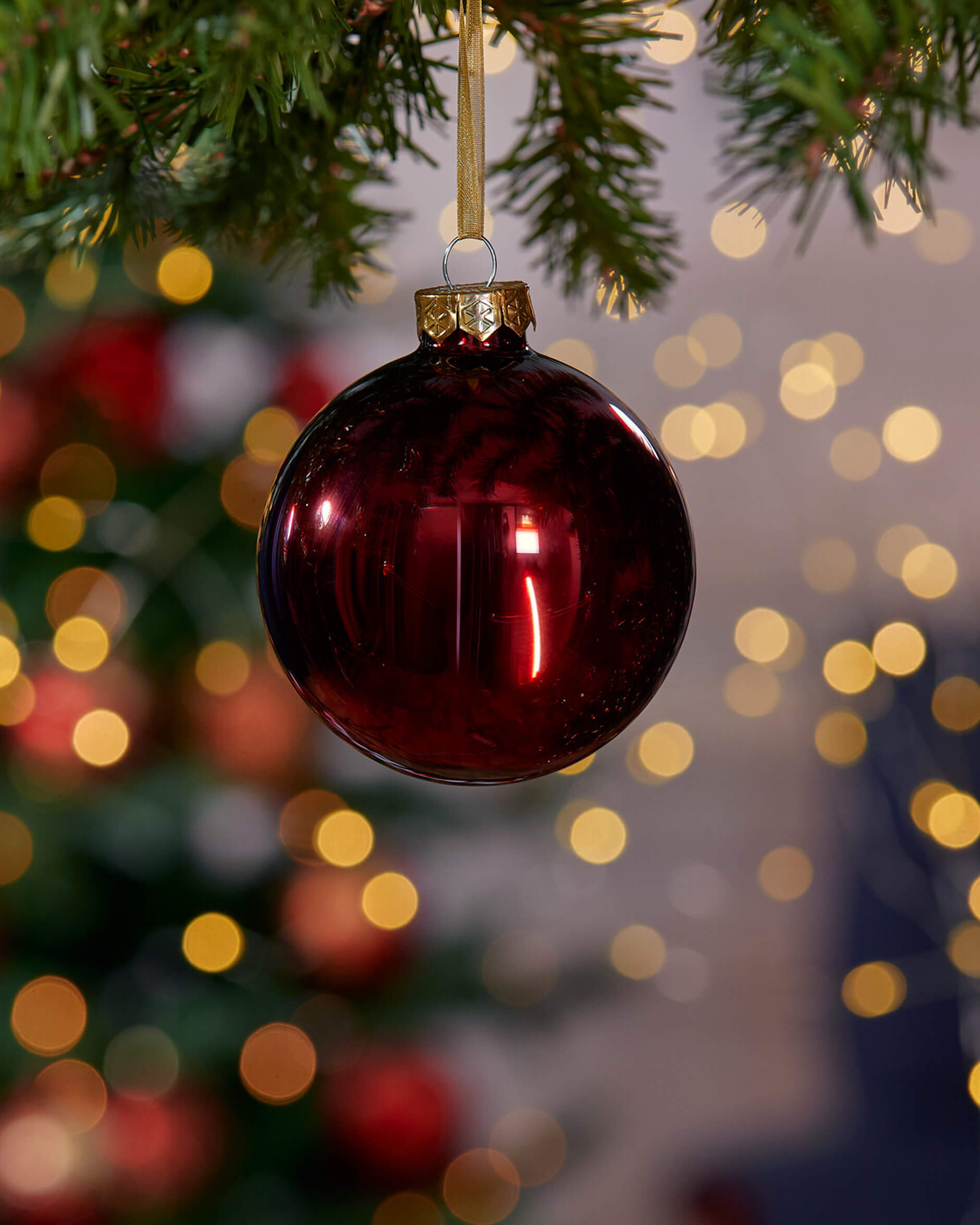 Celine julkula vinröd 8cm