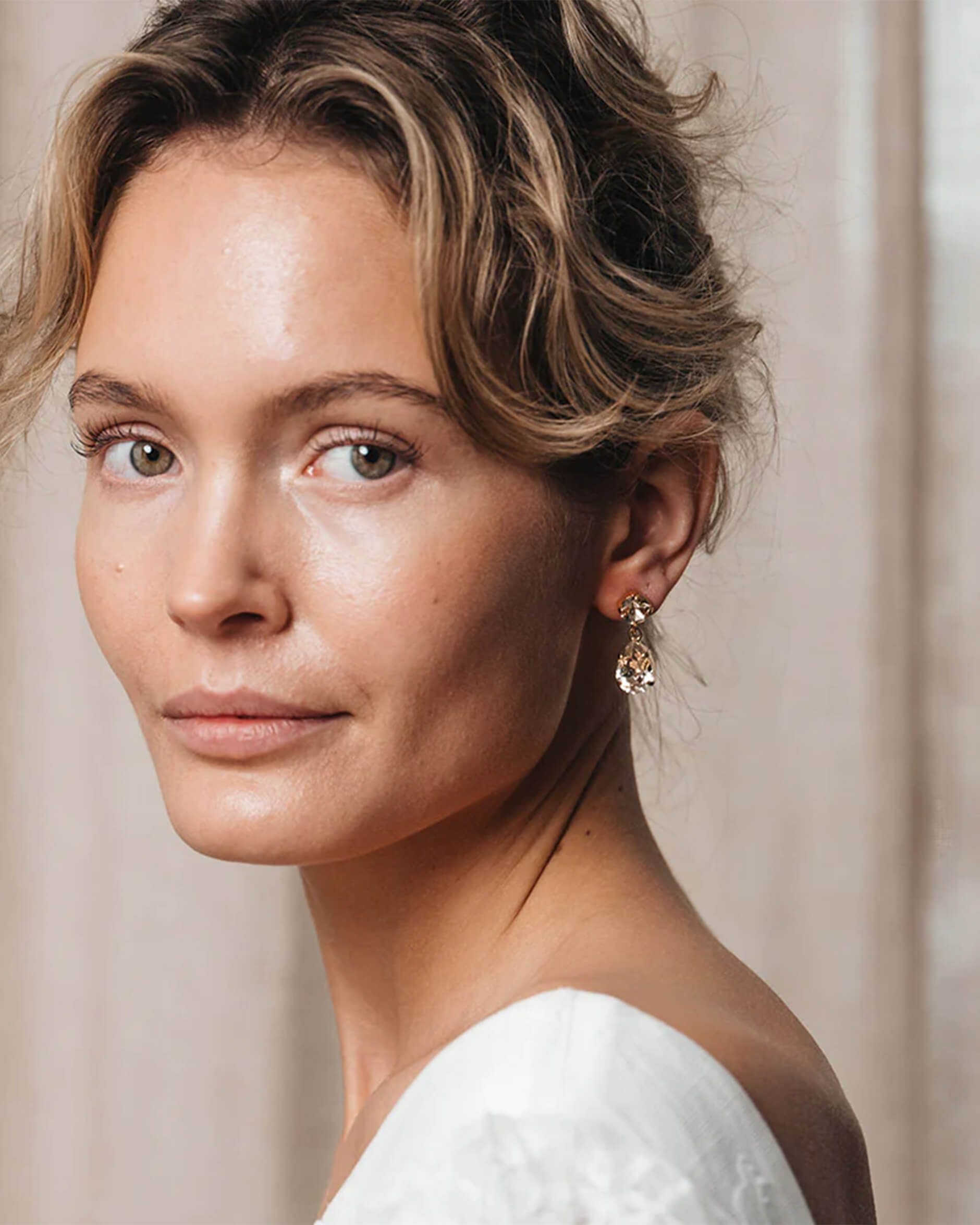 Mini Drop örhängen silk