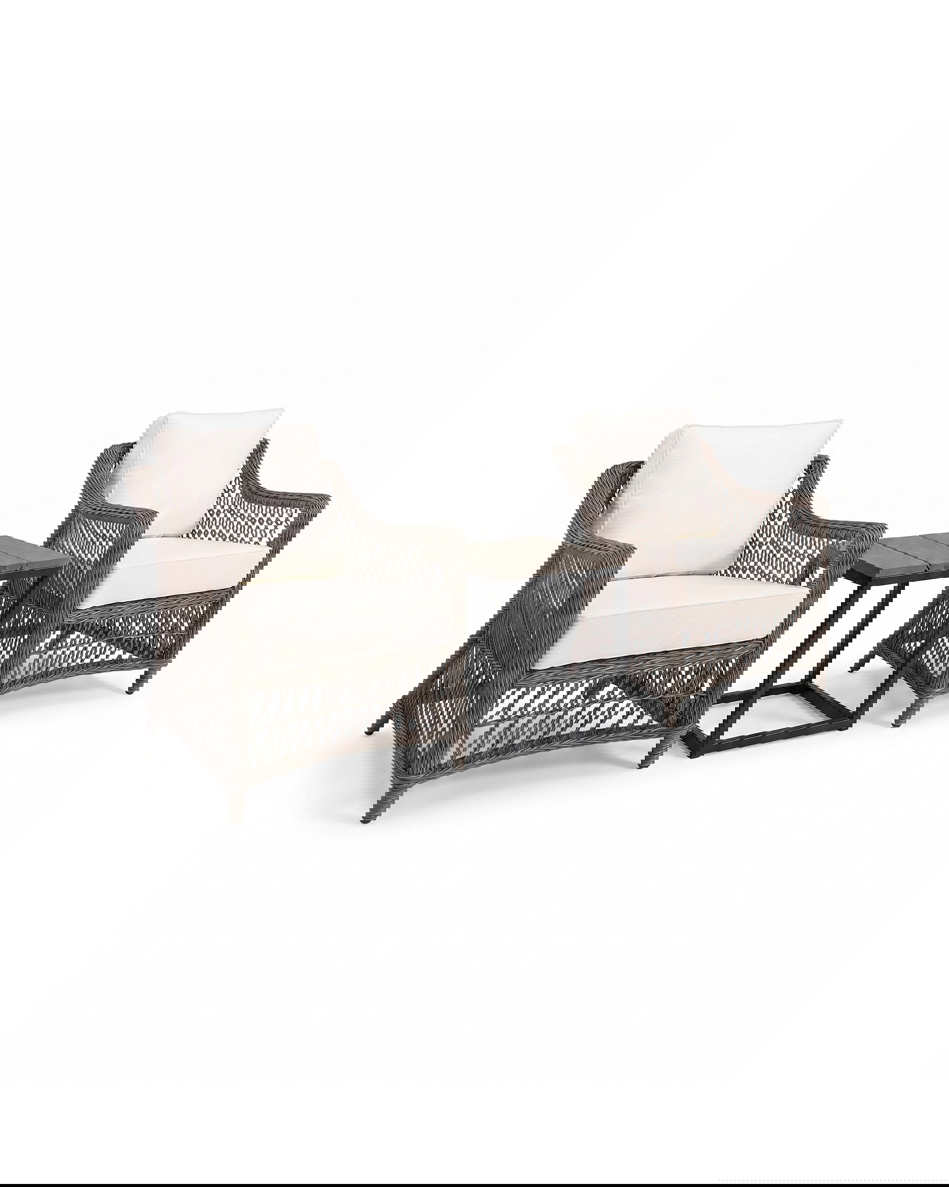 Marbella fåtölj med Anson sidobord