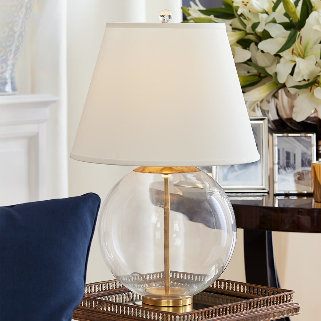 Morton bordlampe klart glas