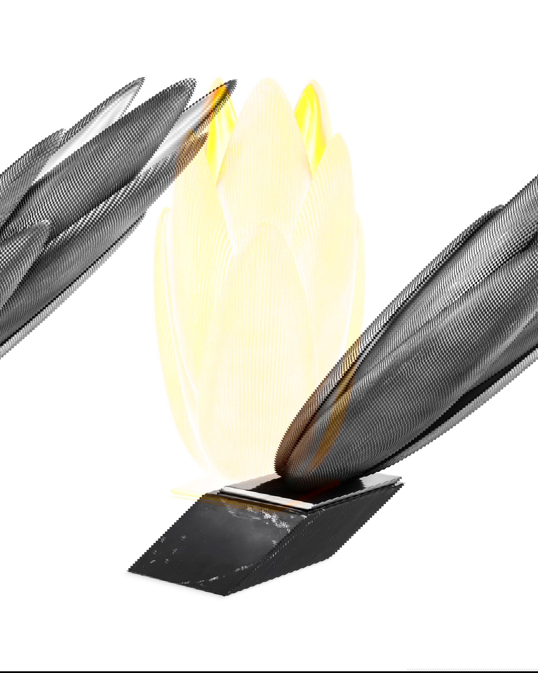 Blossom bordslampa mässing