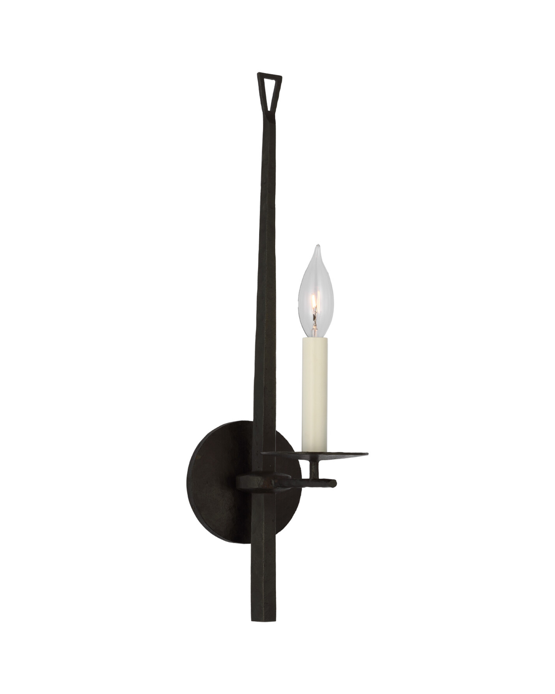 Arnav Single Sconce Black Large