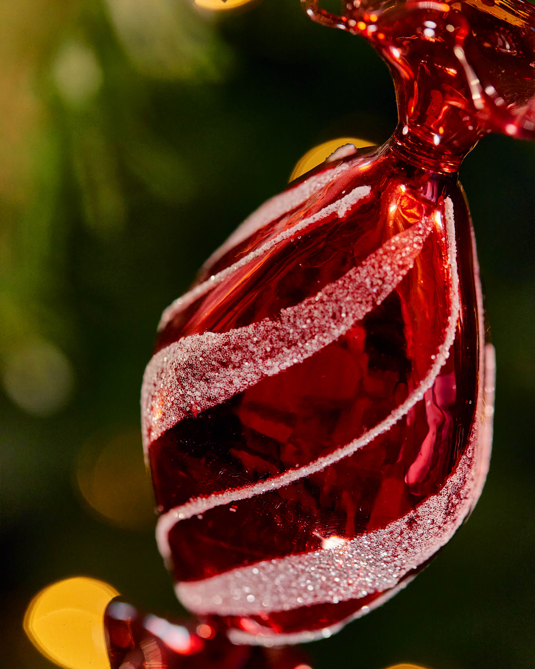 Hailey Bonbon Weihnachtsschmuck rot