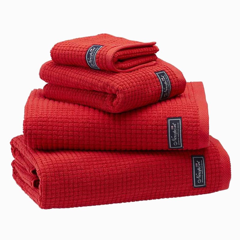 Fisher Island håndklæder rød