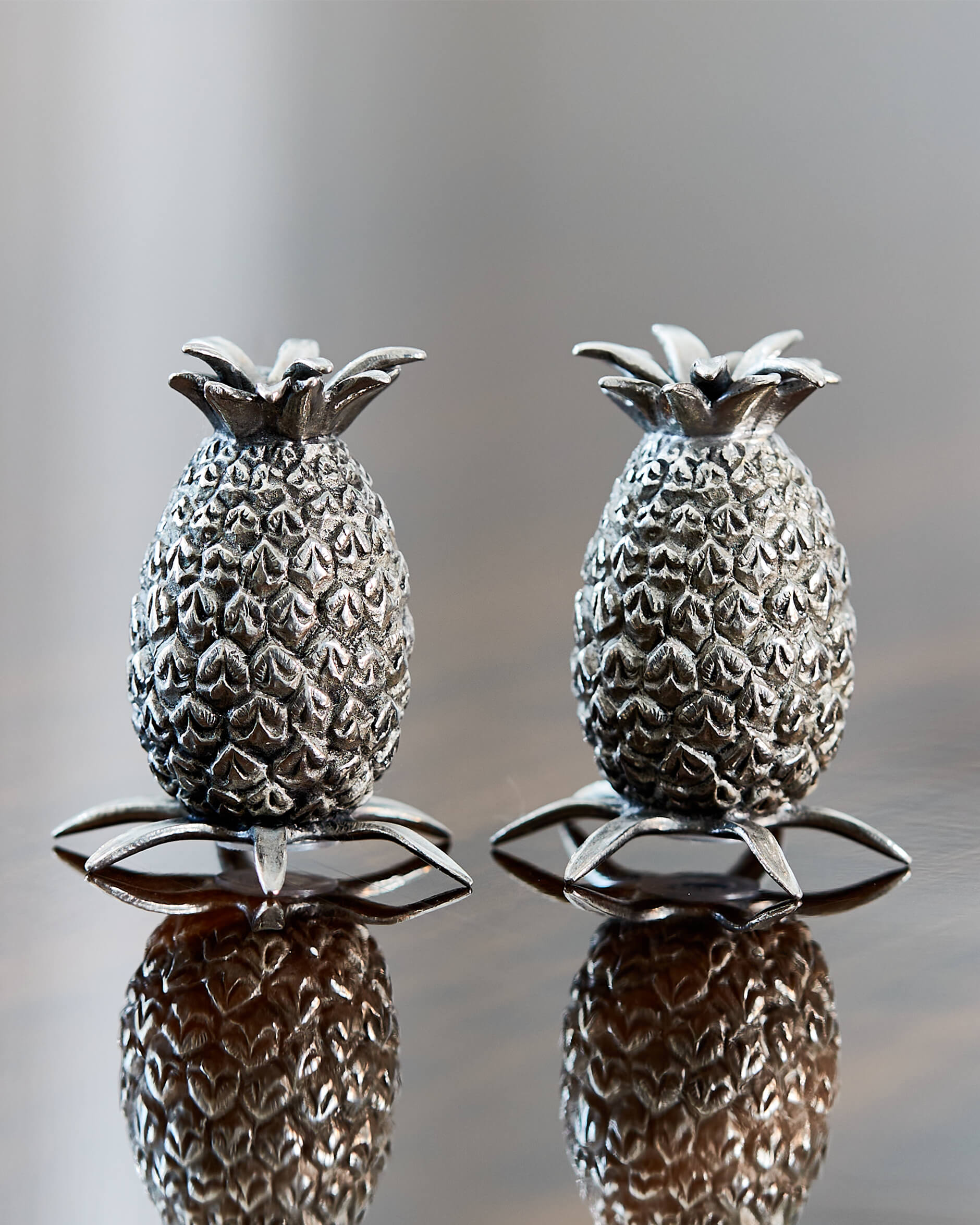 Ananas salt- och pepparkar tenn