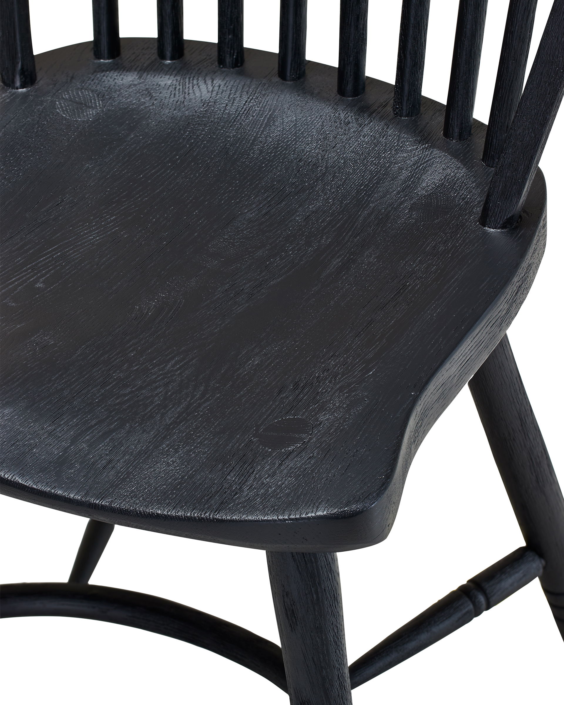 Newport Windsor pinnstol svart