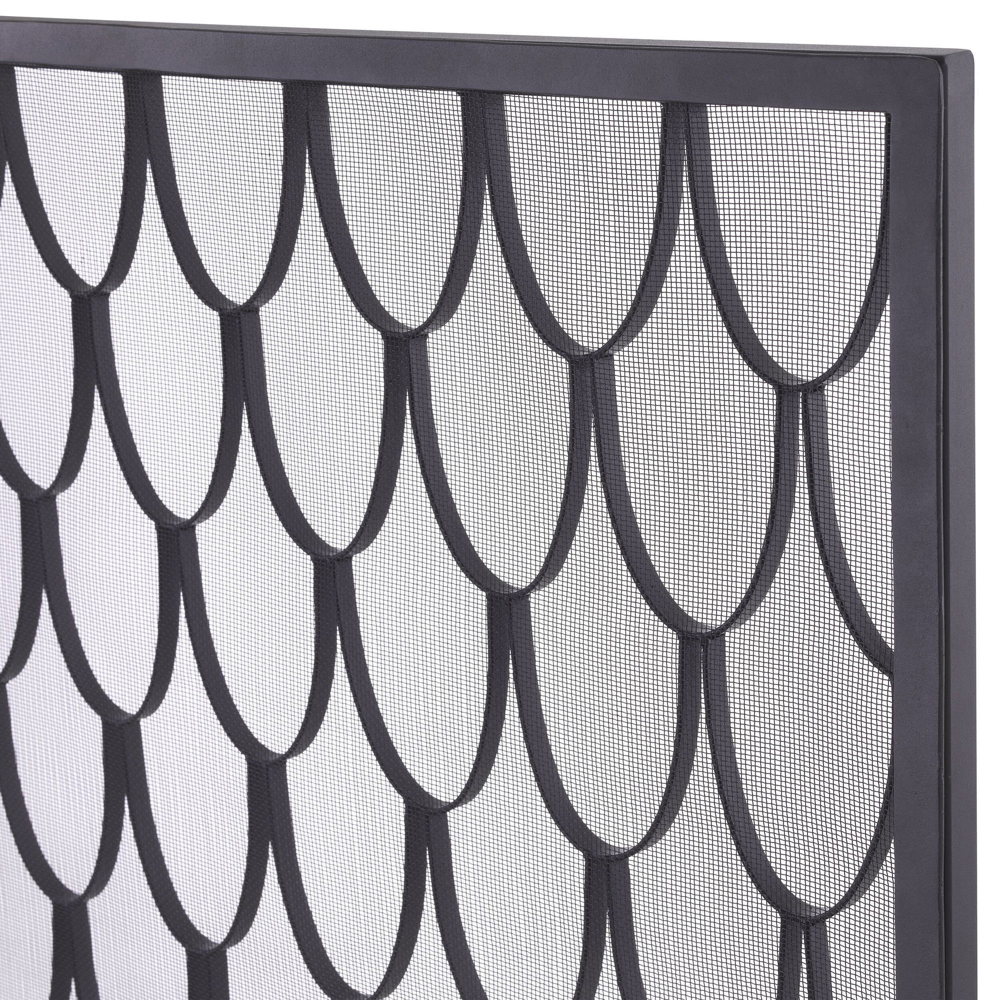 Valois Fire Screen Black