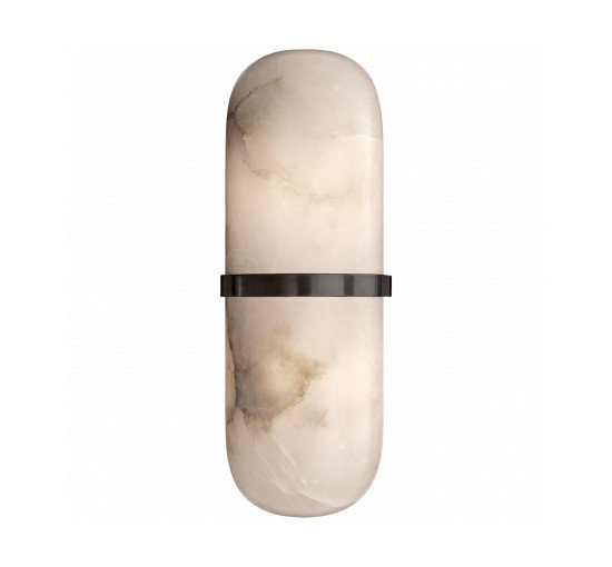 Melange Pill Form vägglampa brons