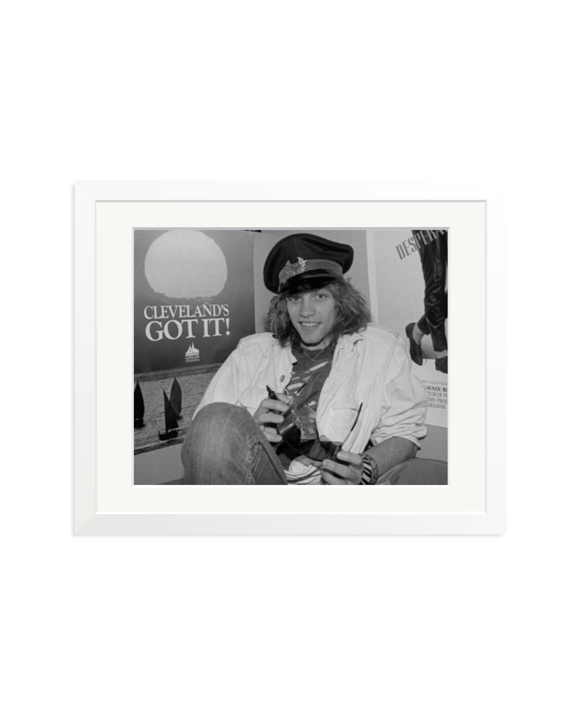 Jon Bon Jovi, 1985 White / Medium