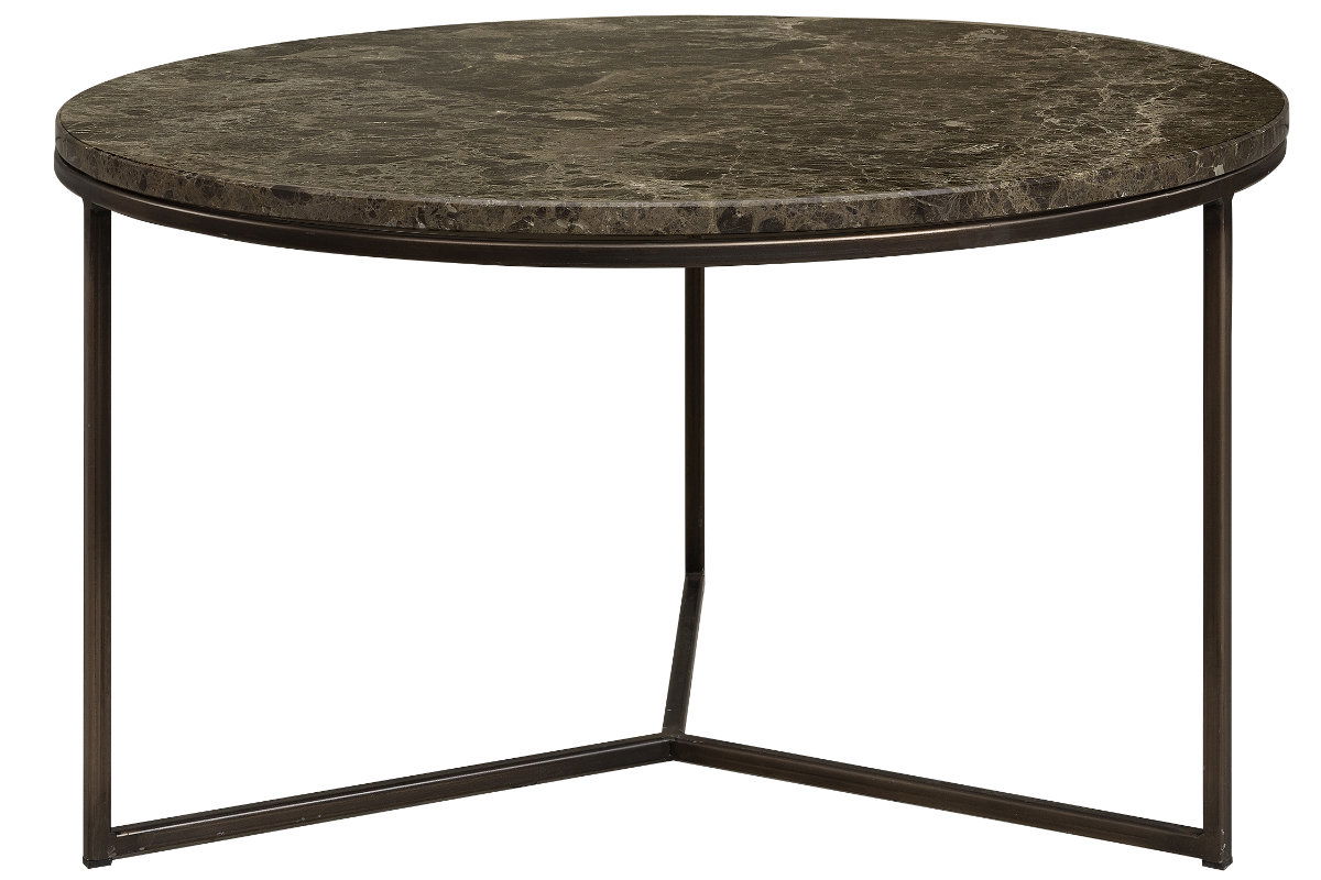 Cedes marmorbord brons/mörkbrun