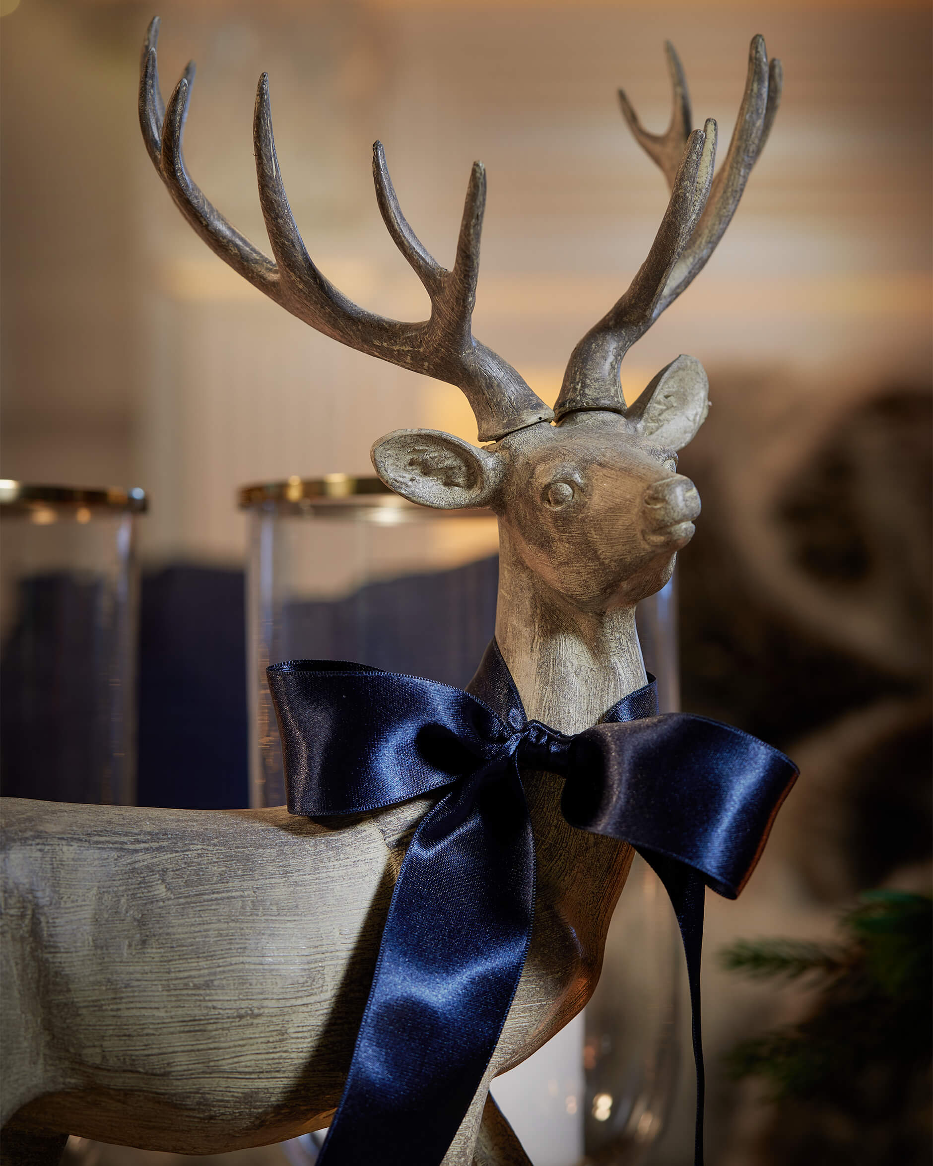 Harvey deer Christmas decoration brown mottled