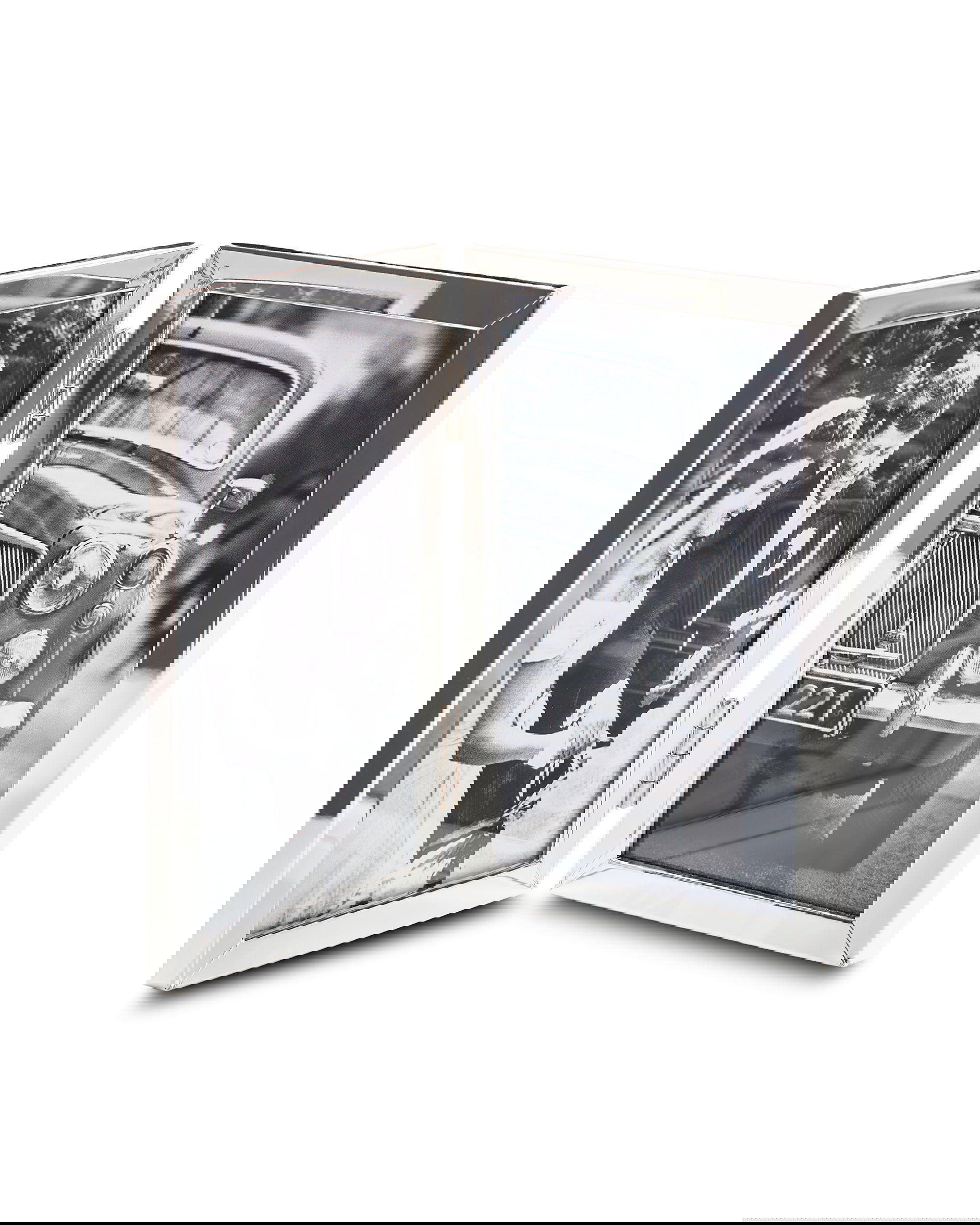 Greta Bilderrahmen silber doppelt