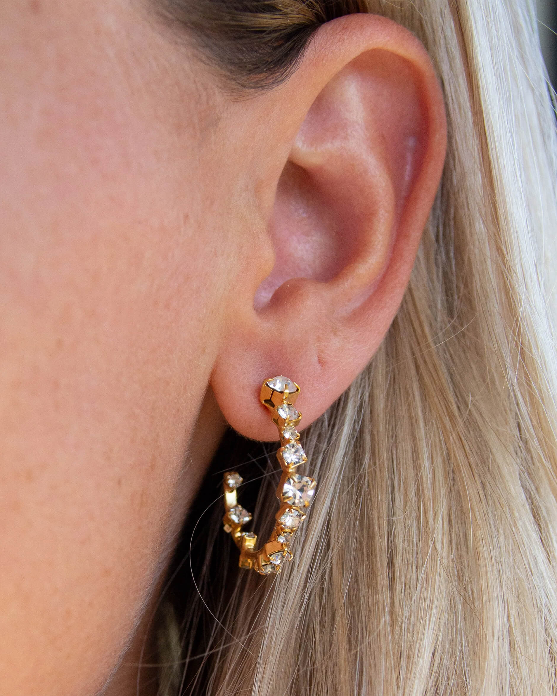 Mini Antonia örhängen crystal