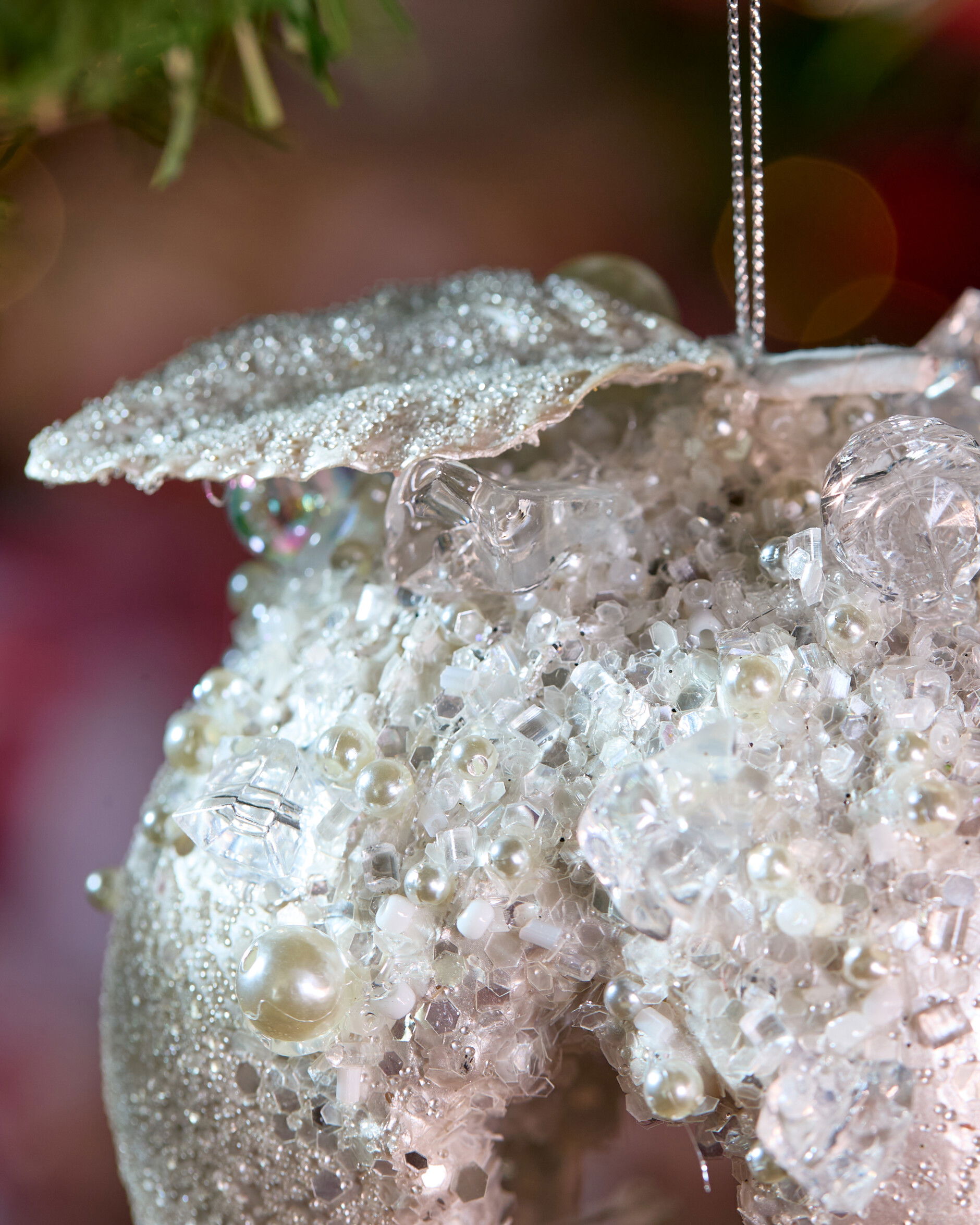 Pomegranate Ornament Silver