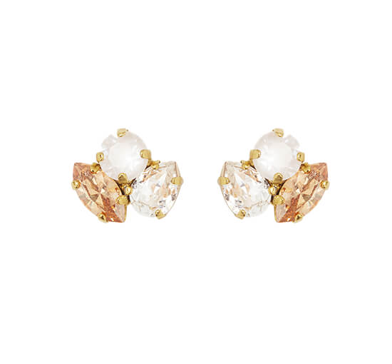 null - Ana Earrings Golden Combo