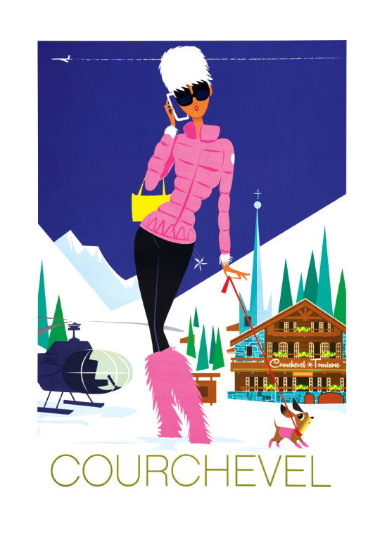 Lady in Courchevel