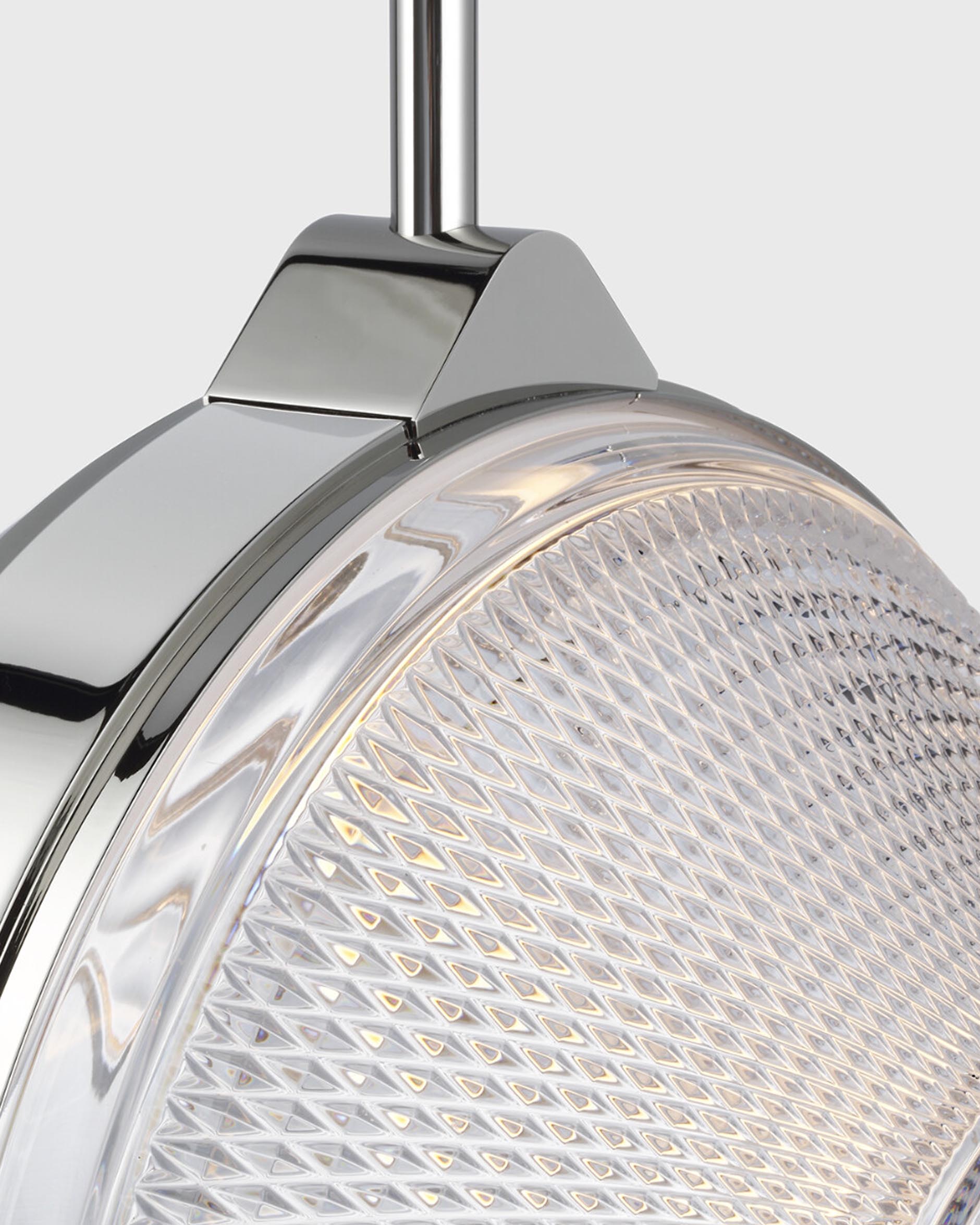 Copper Coast 15" Pendant Karo Cut Nickel