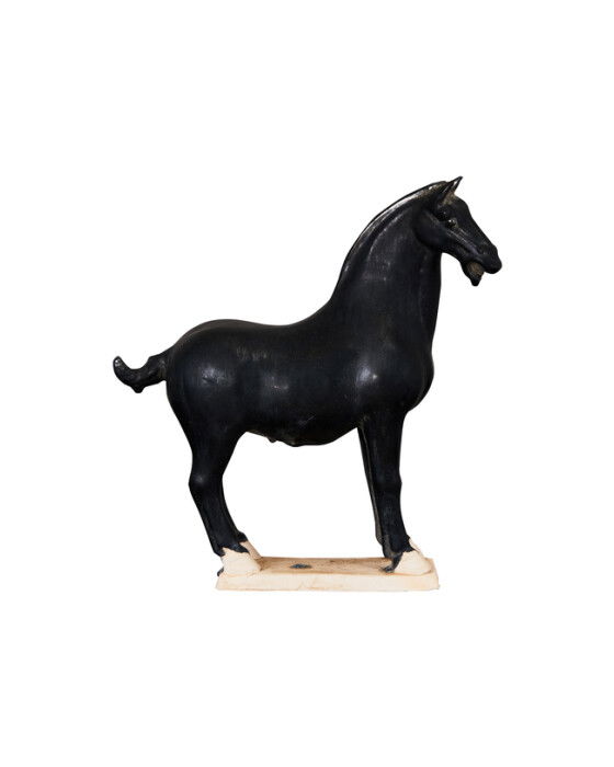 Tang Horse Sculpture Black