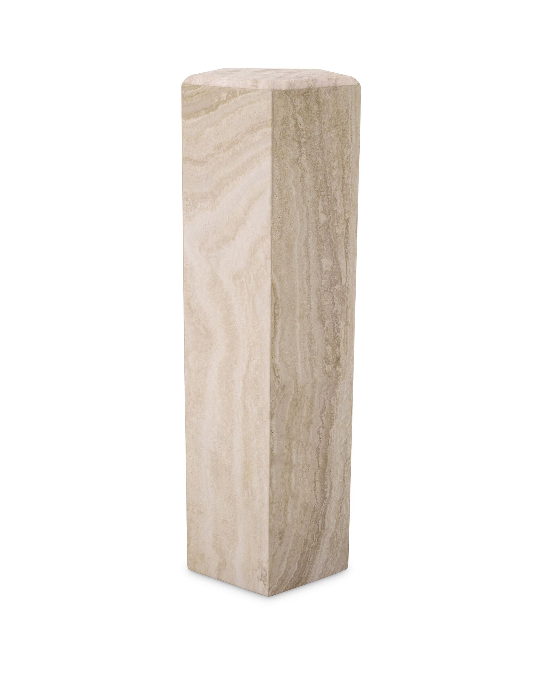 Cuneo piedestal travertine