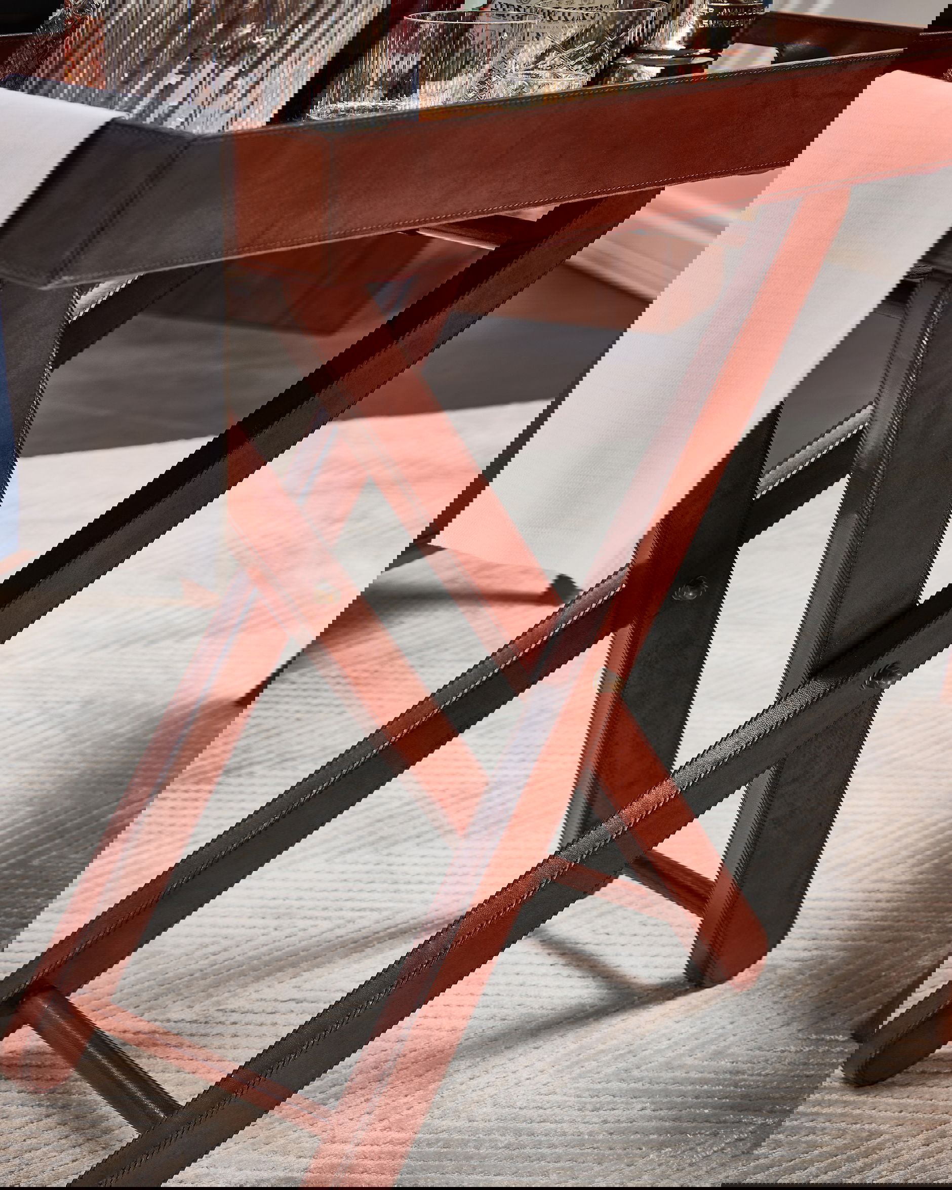 Kensington brickbord läder