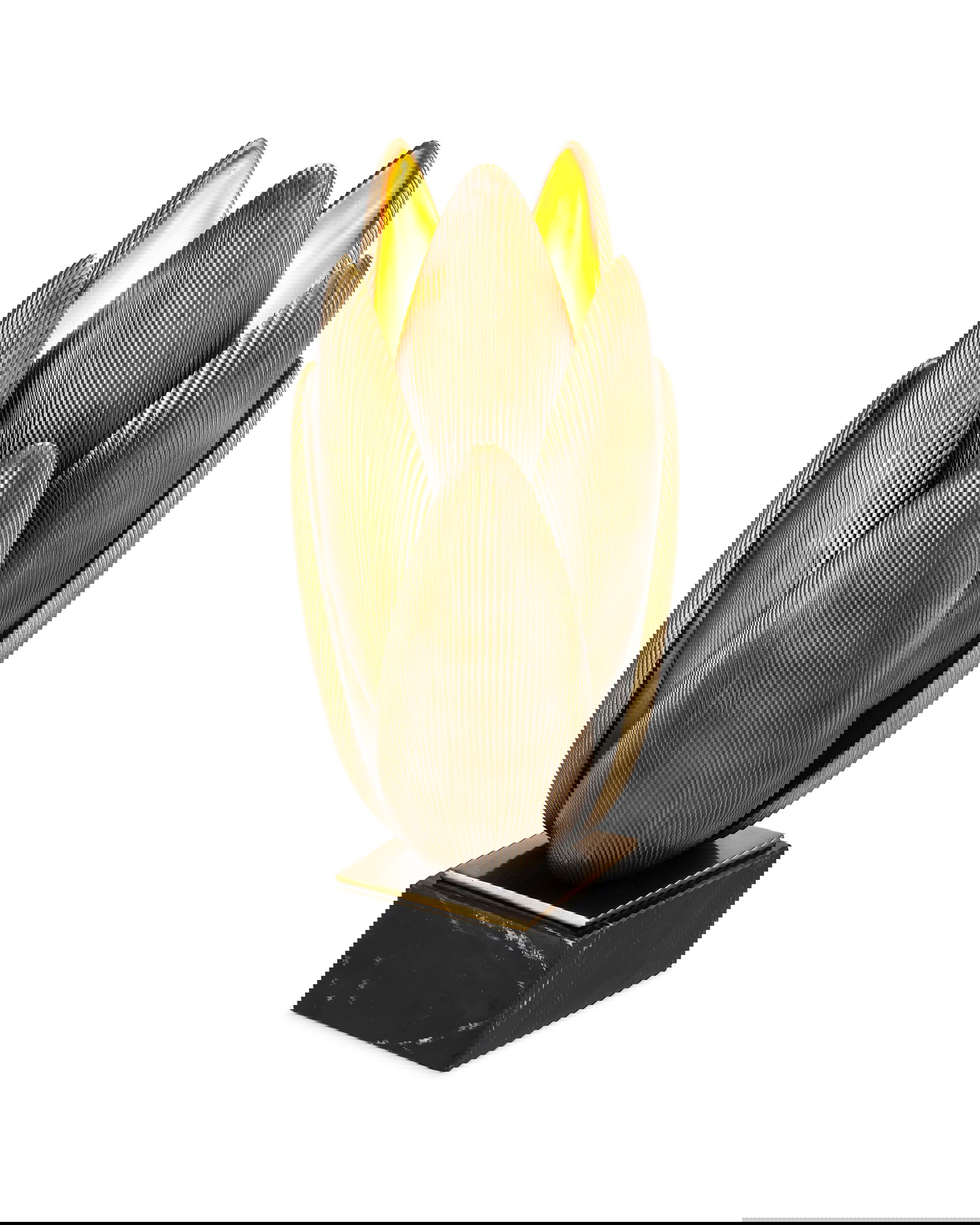 Blossom bordslampa mässing