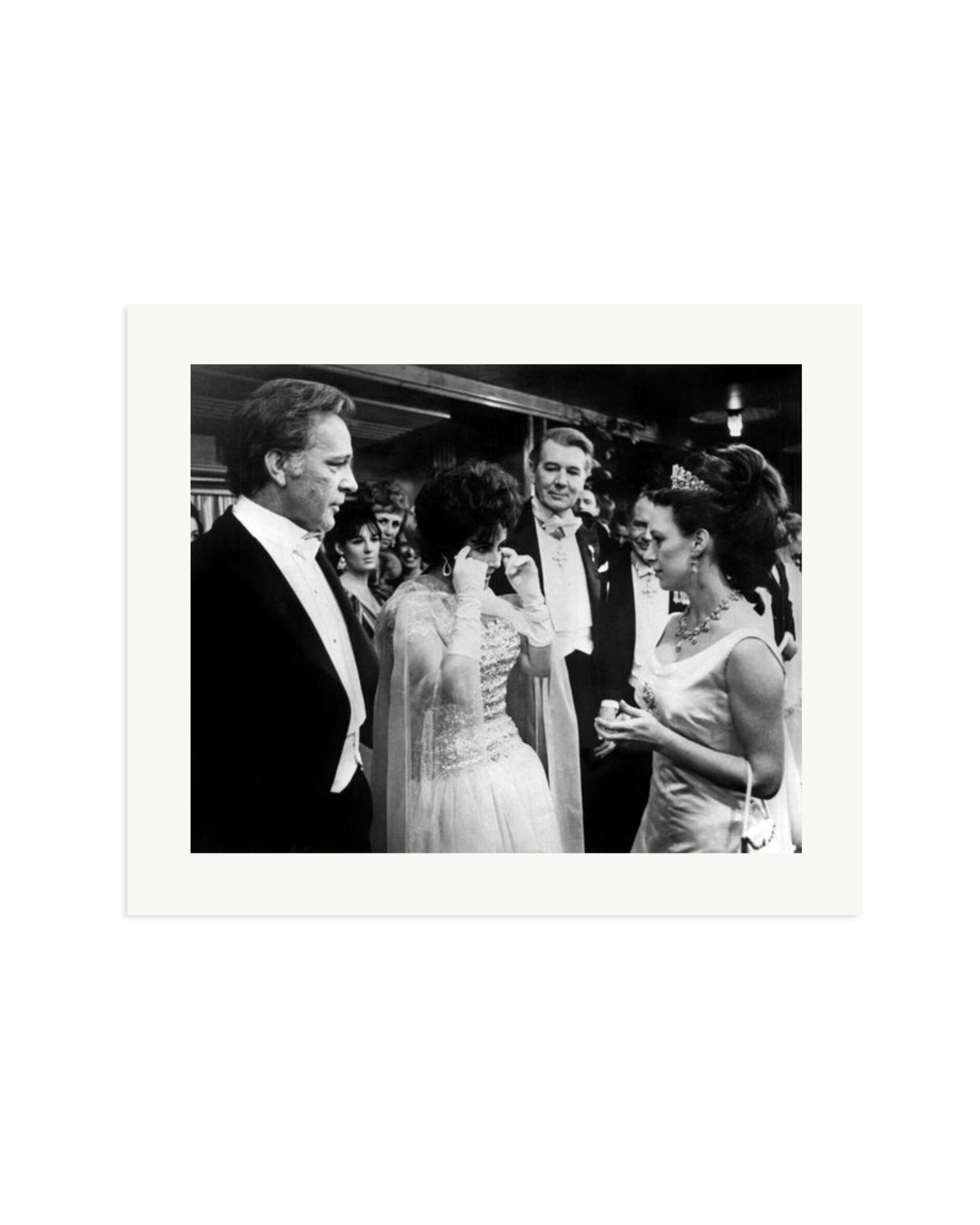 Burton, Taylor and Princess Margaret Print Only / Large
