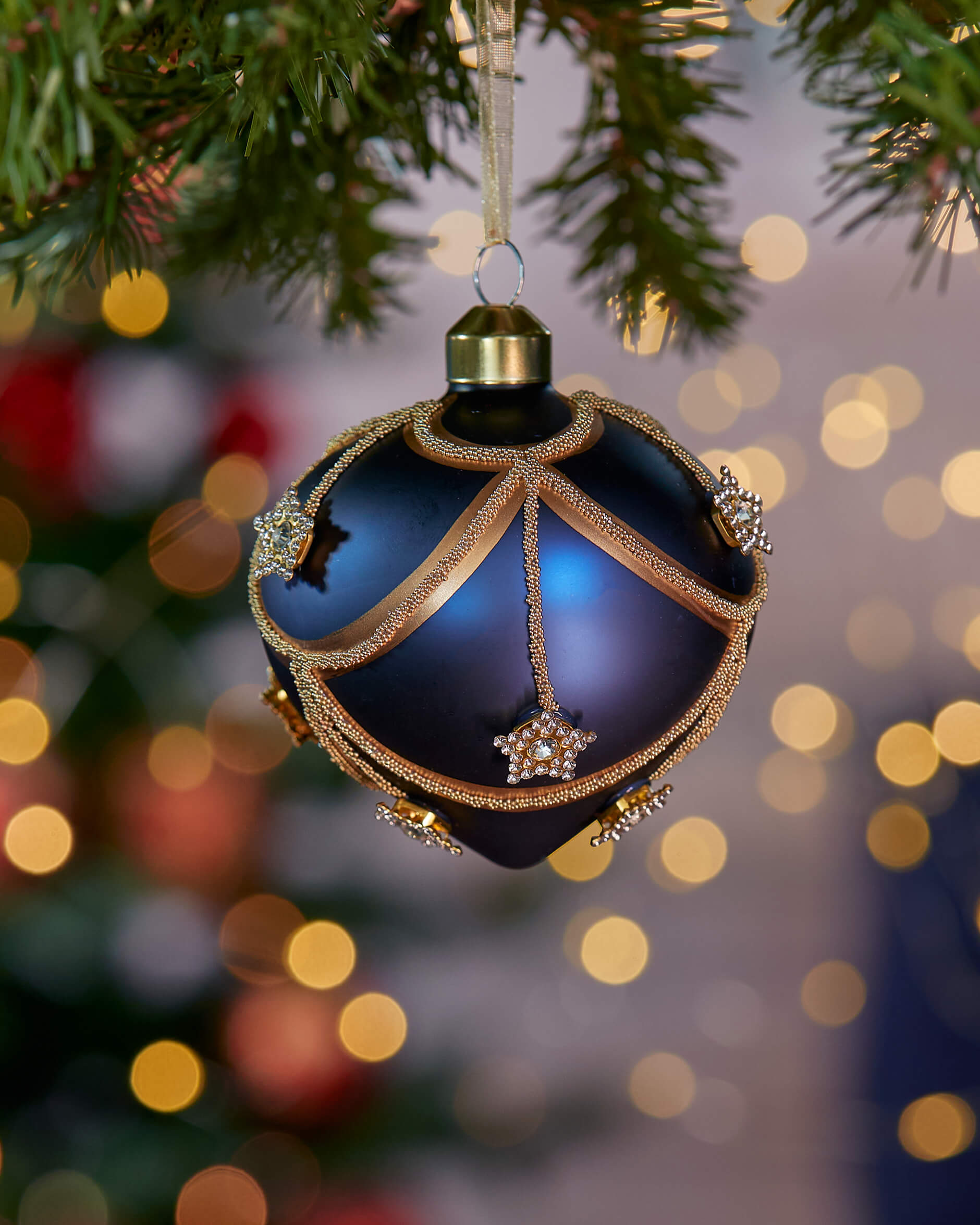 Astra Regal Julkula blå/guld