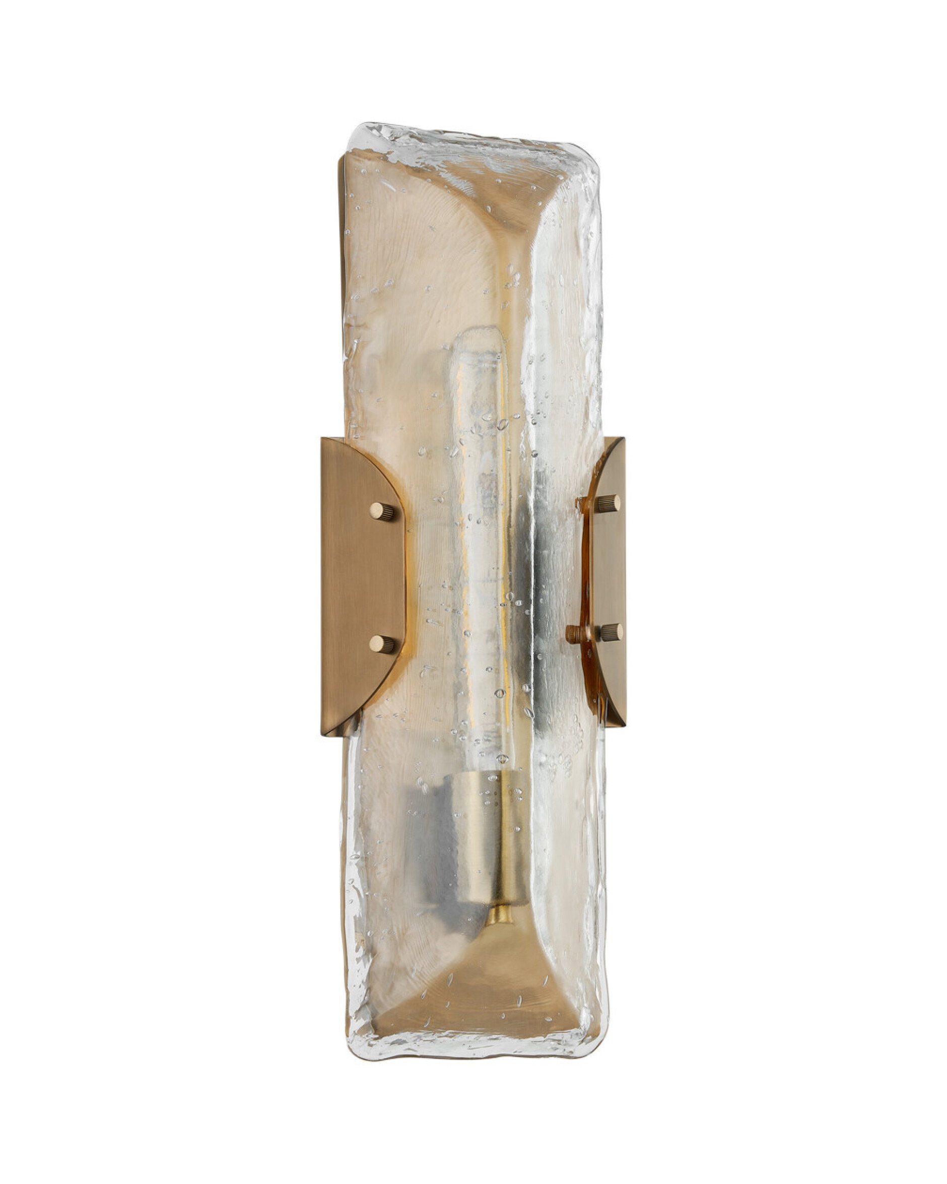 Nordic vegglampe messing