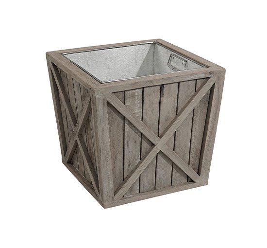 null - Creekplant flower box charcoal low