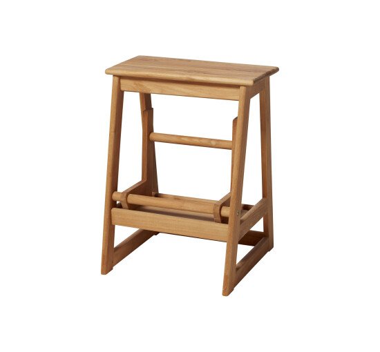 Teak - Skala step stool white