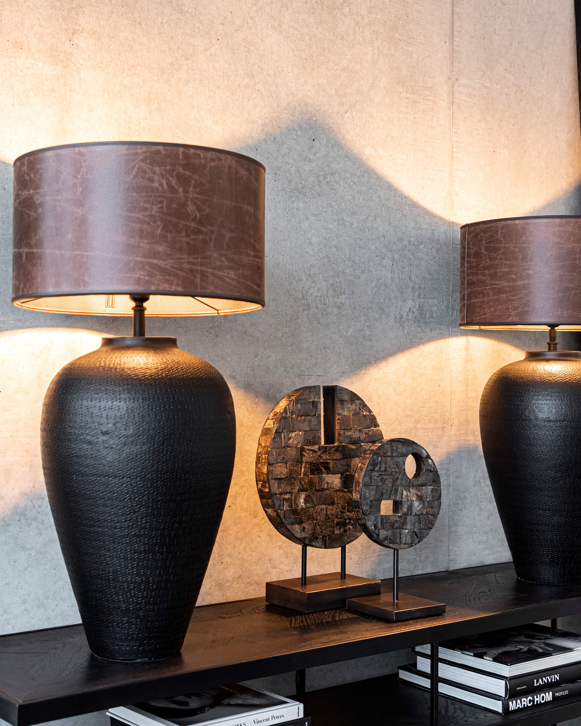 Avorio dekor brun/svart