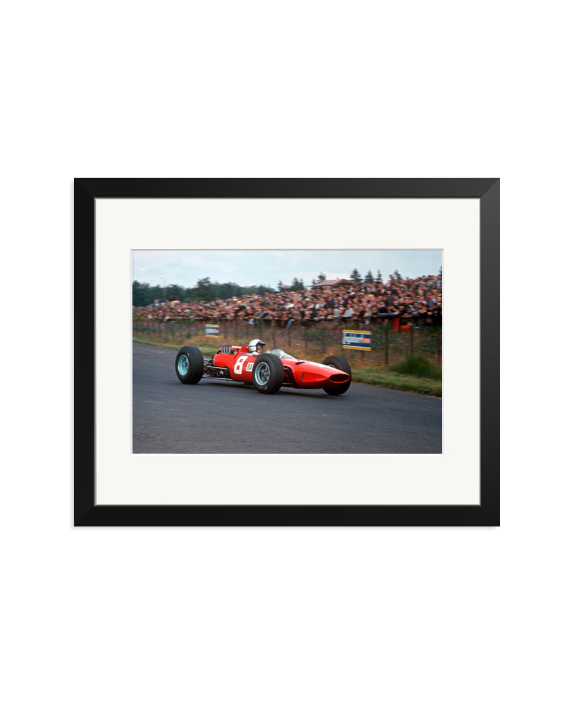 Lorenzo Bandini in Ferrari 156 Black / Medium