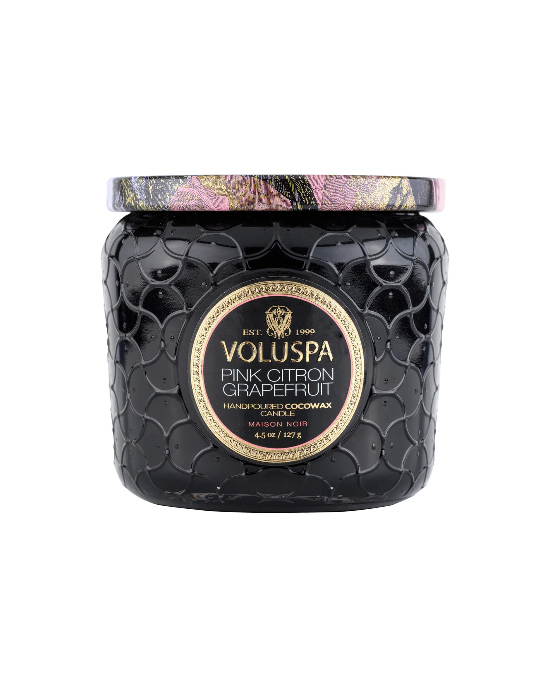 Pink Citron Grapefruit doftljus petite jar