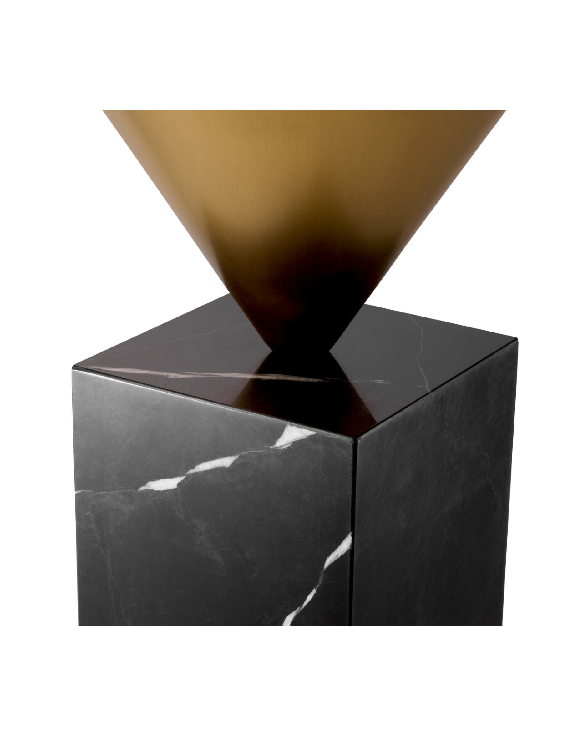 Nota sidobord svart marmor