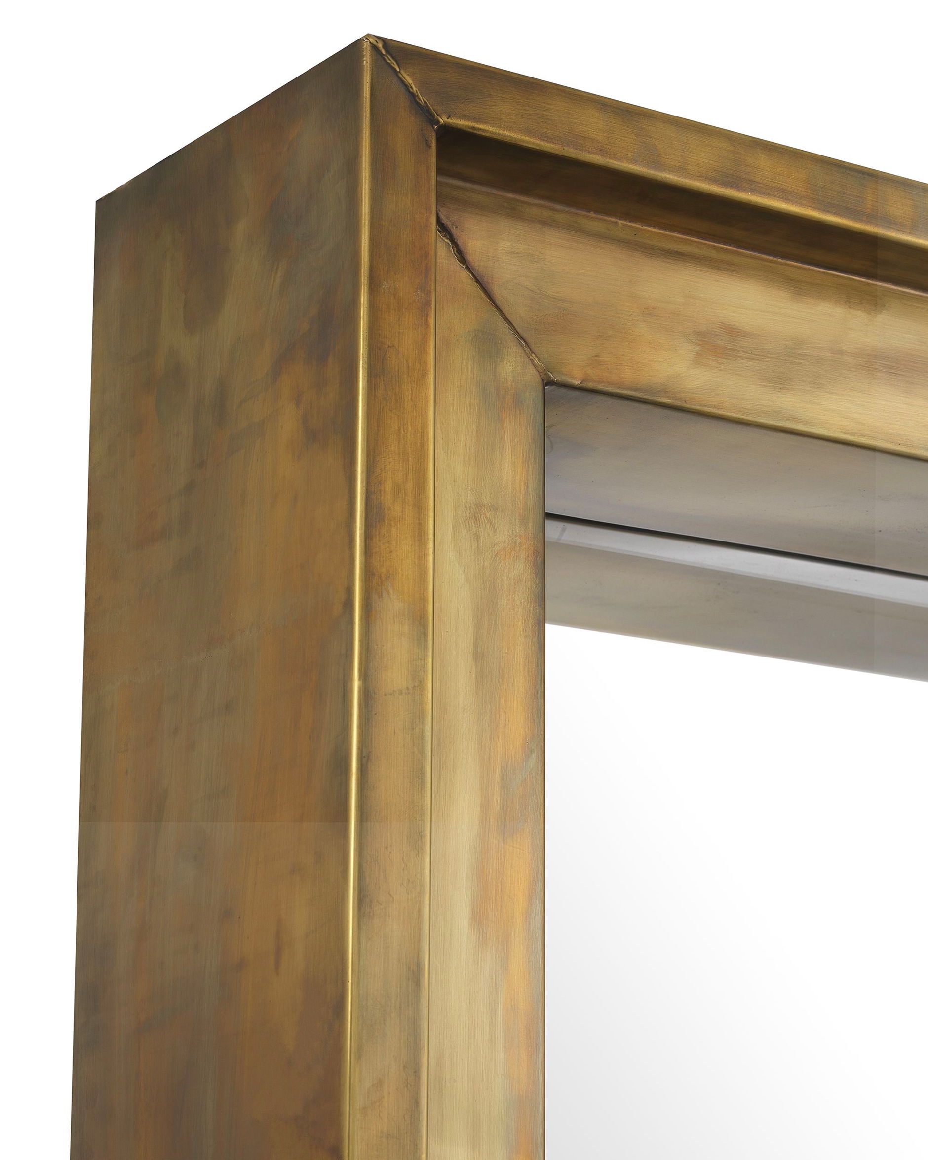 Magenta spegel mässing