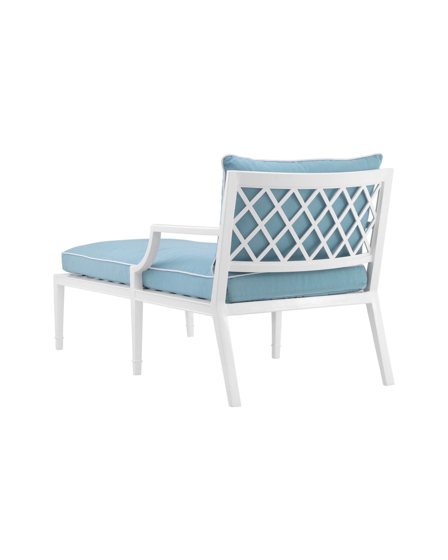 Bella Vista Sun Lounger White