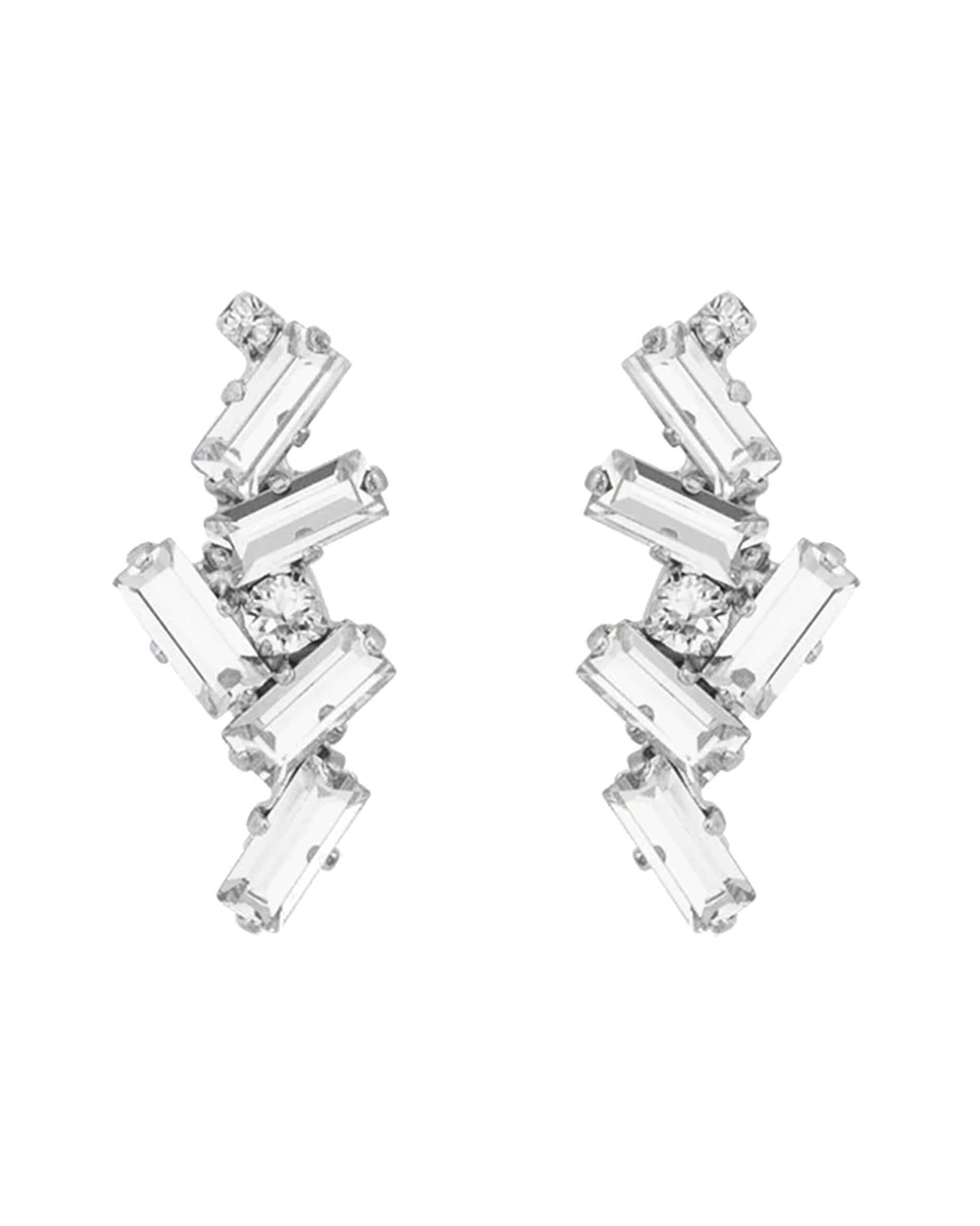 Nina örhängen crystal rhodium