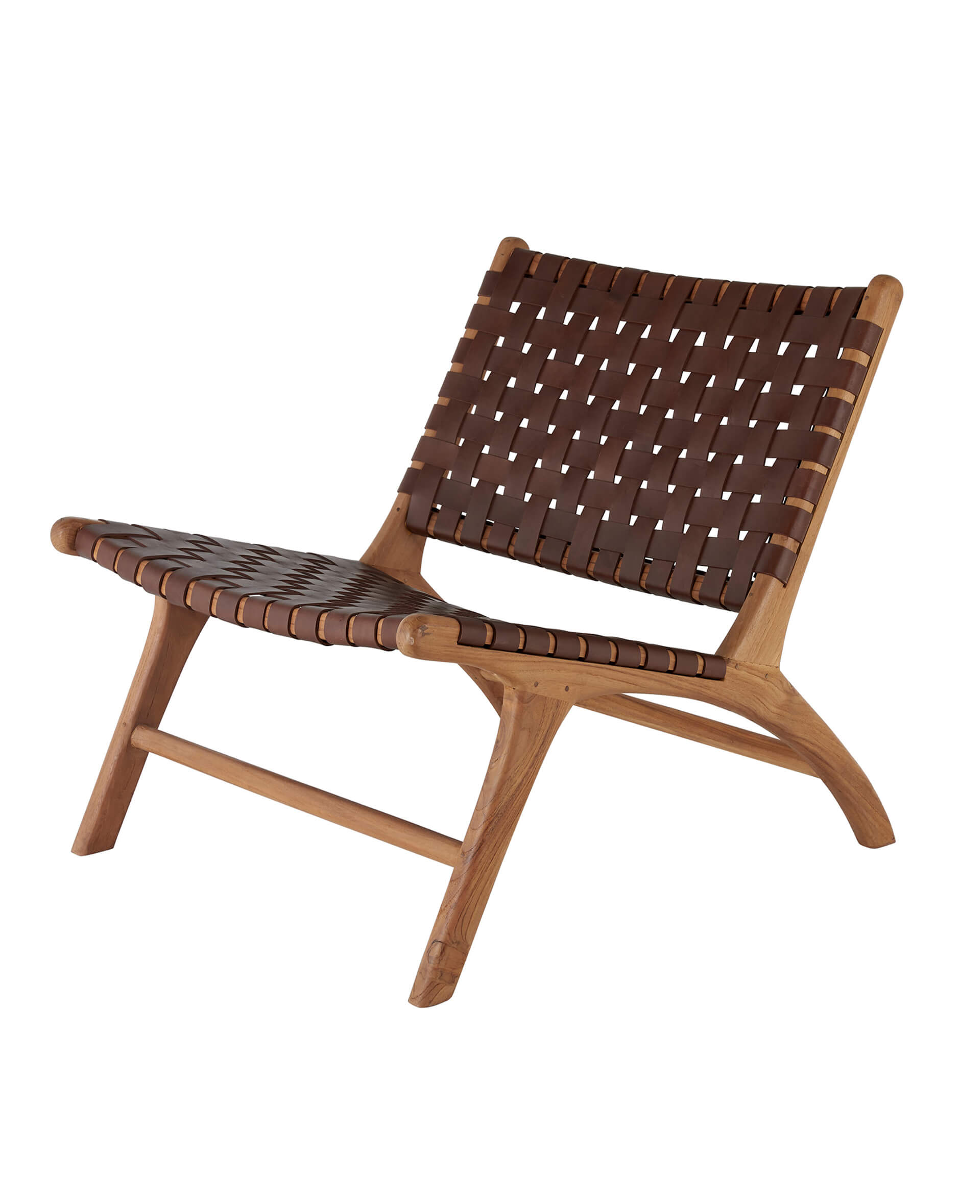 Porto fåtölj sienna brun