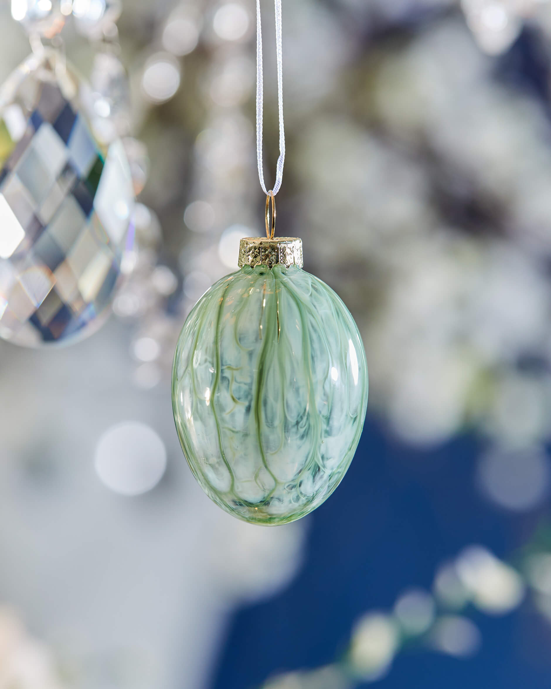 Penny glazen ei lichtgroen