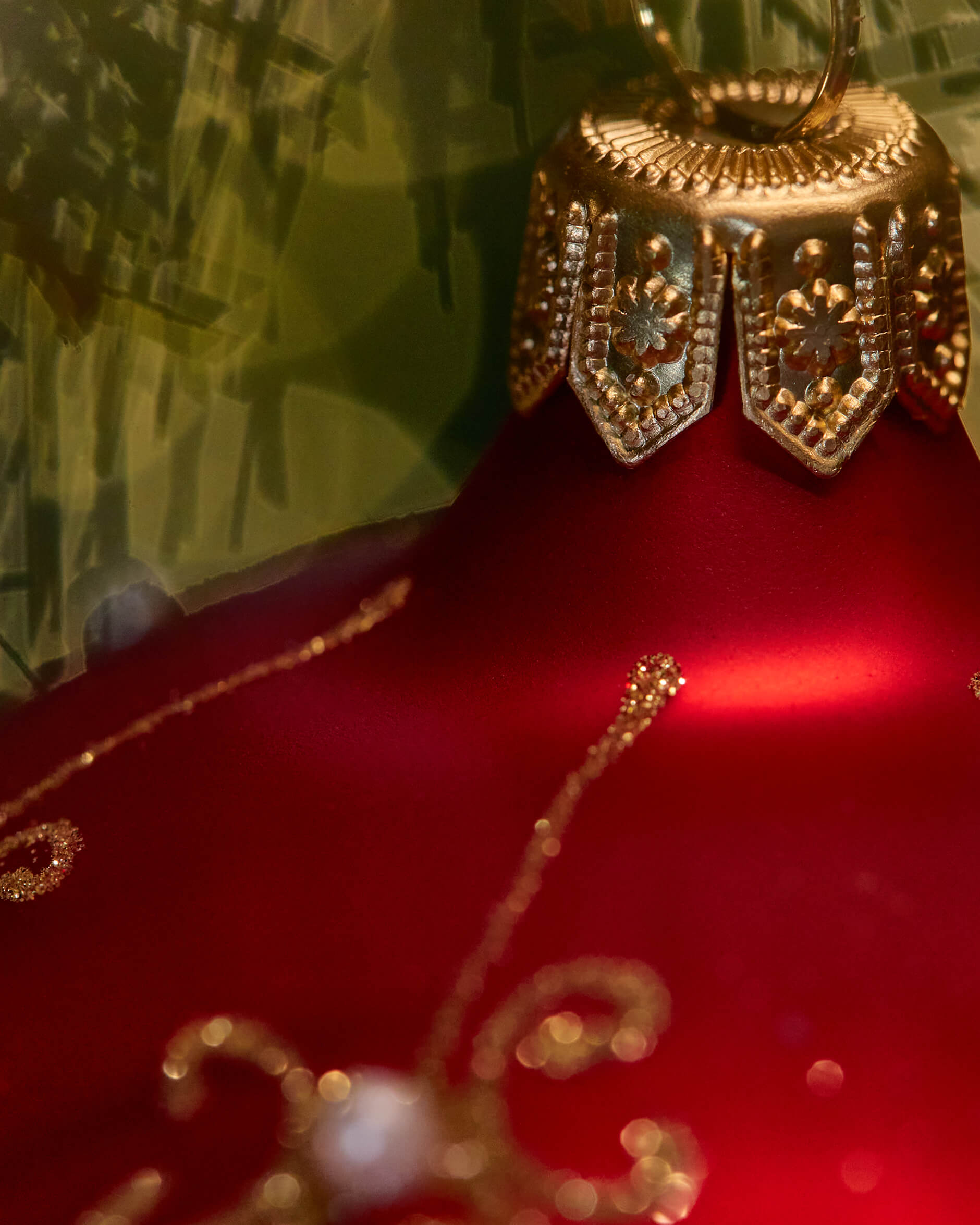 Lux Ruby julkula röd 10cm