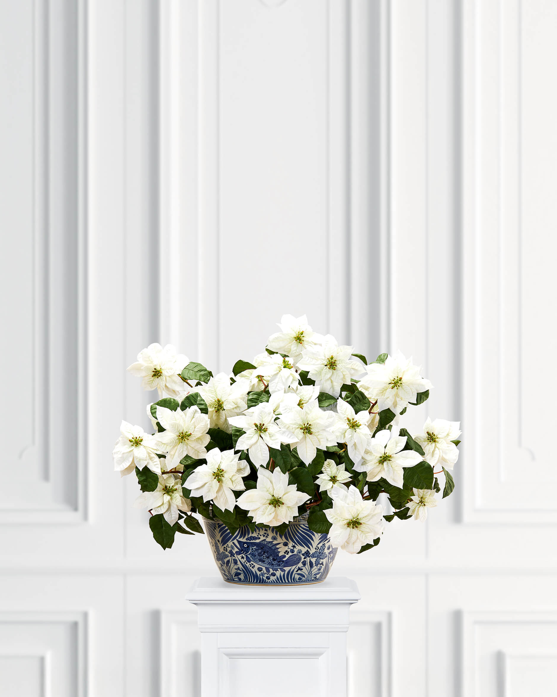 Julstjärna konstväxt vit OUTLET