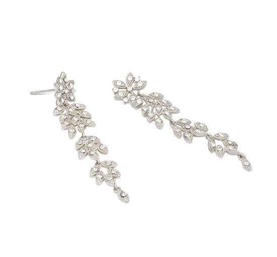 Petite Laurel Earrings Crystal