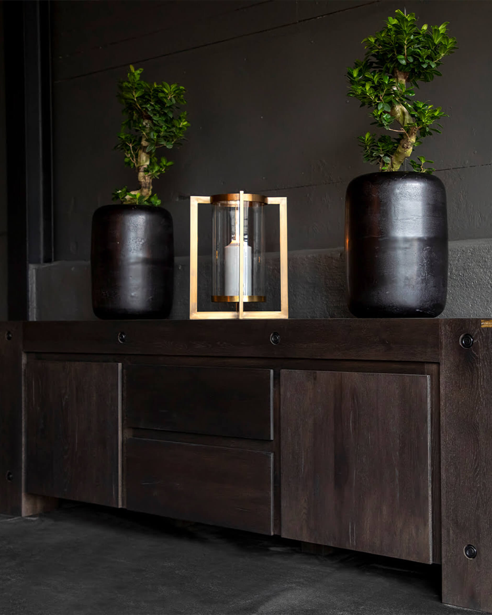 Verano Lantern Antique Brass