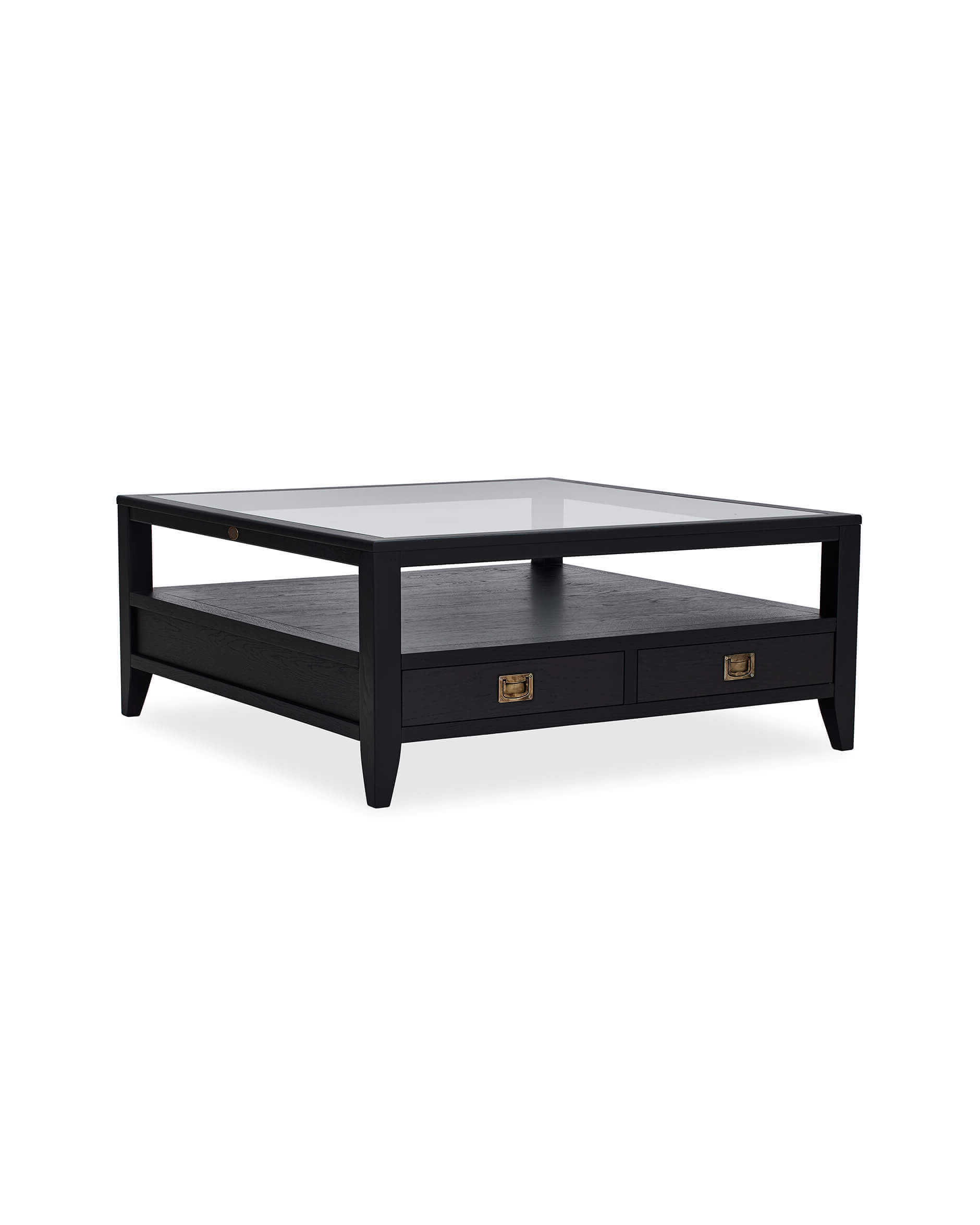 Martino soffbord glasskiva iconic black