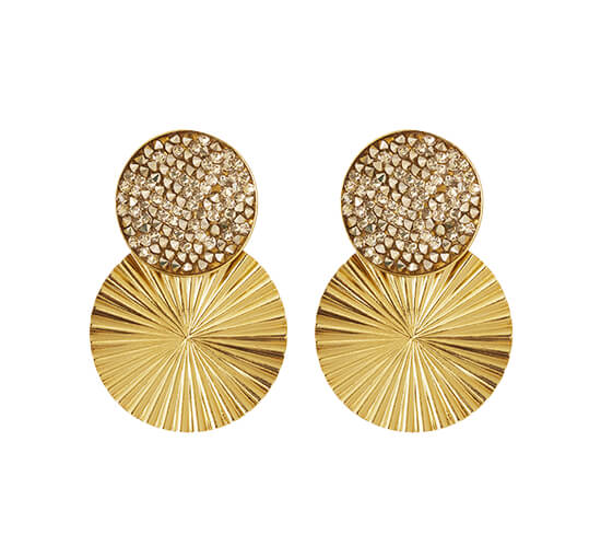 null - Lizzy Earrings Cal Gold