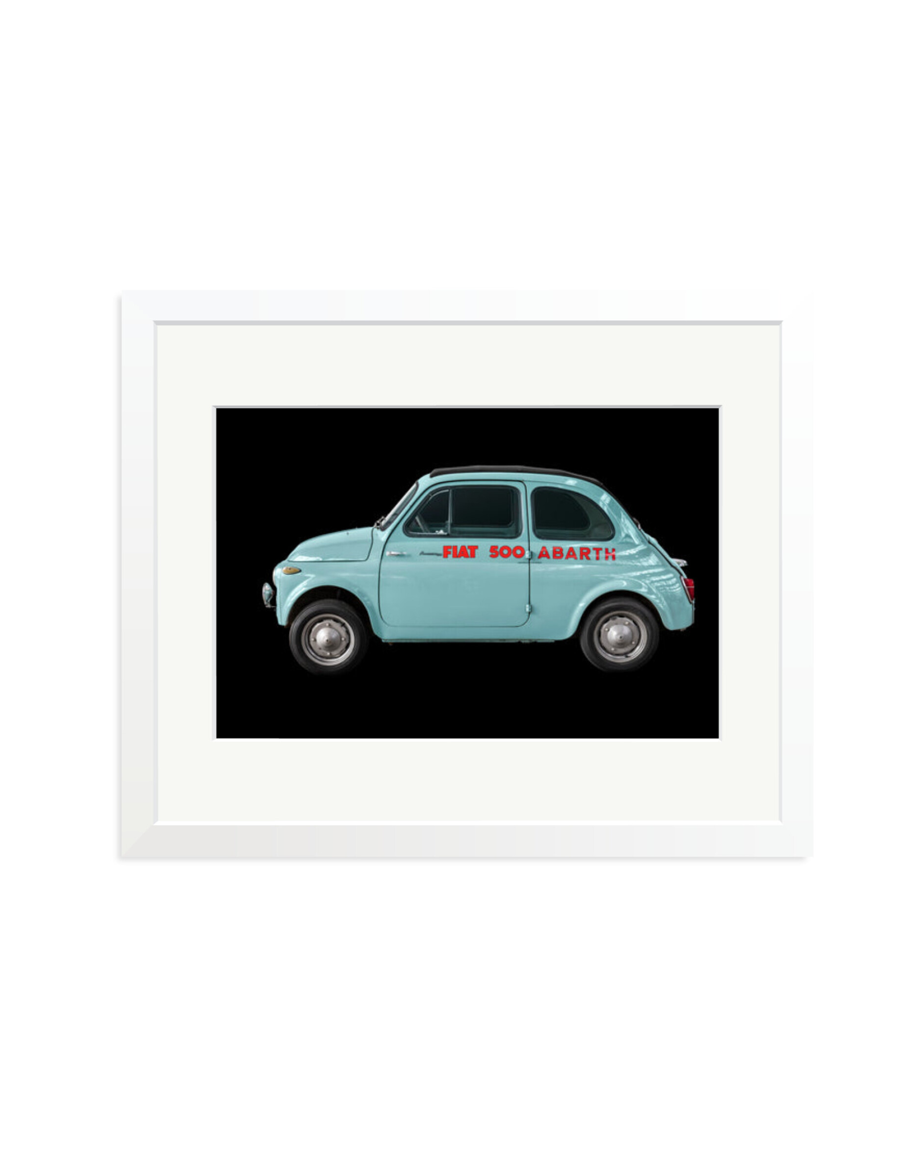 Fiat 500 Abarth White / Medium
