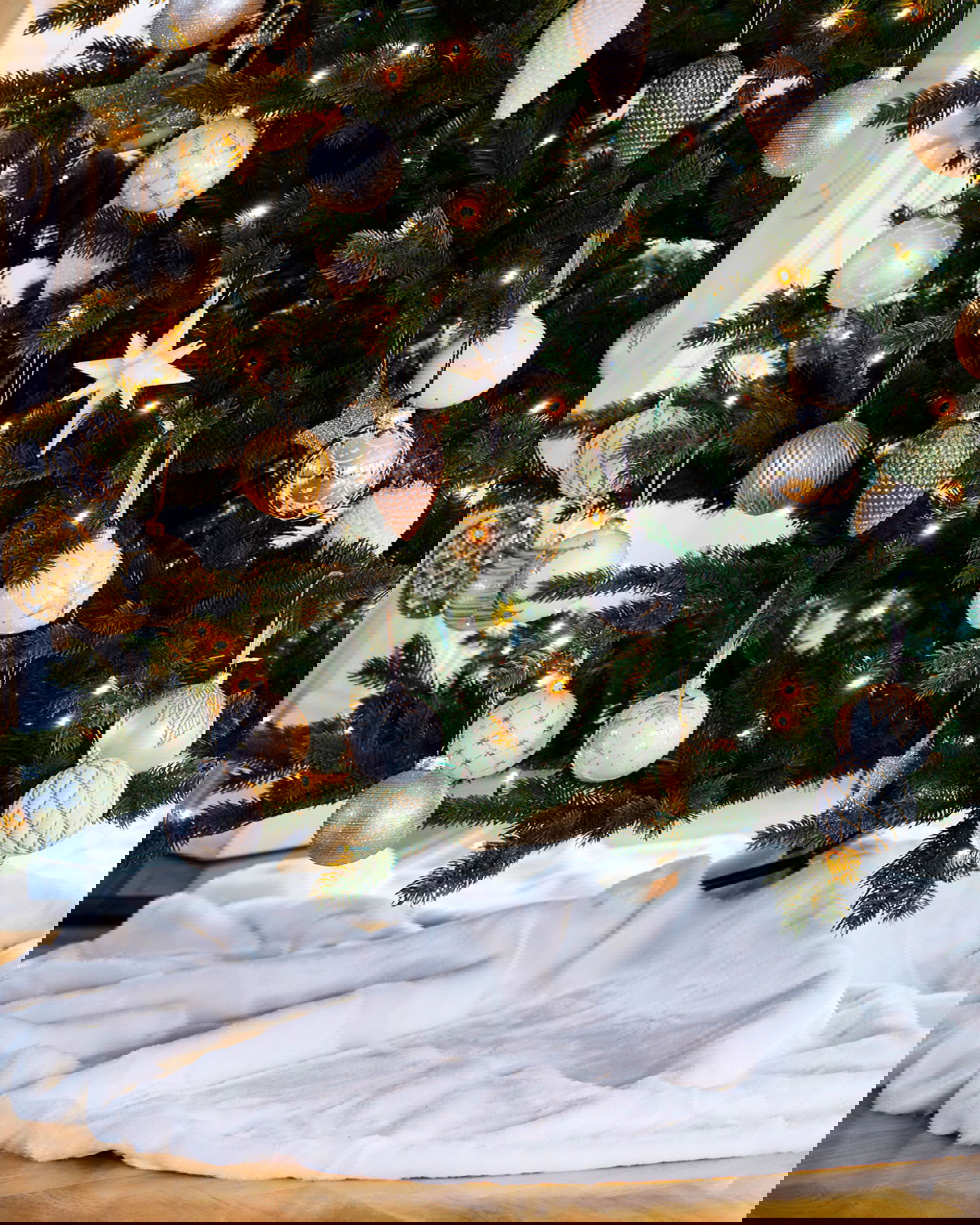 Aspen julgransmatta polar bear